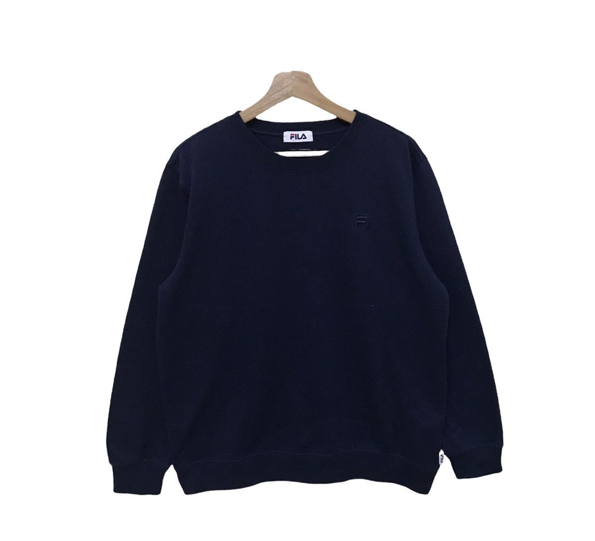 Fila Vintage Fila Streetwear Plain Sweatshirt Size US M / EU 48-50 / 2 - 1 Thumbnail