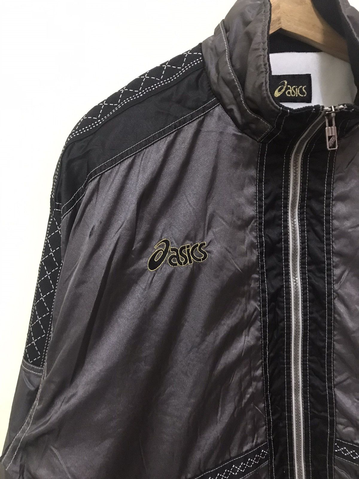 Asics × Japanese Brand × Vintage Vintage Japanese Asics Sportswear Zipper Jacket Size US L / EU 52-54 / 3 - 6 Thumbnail