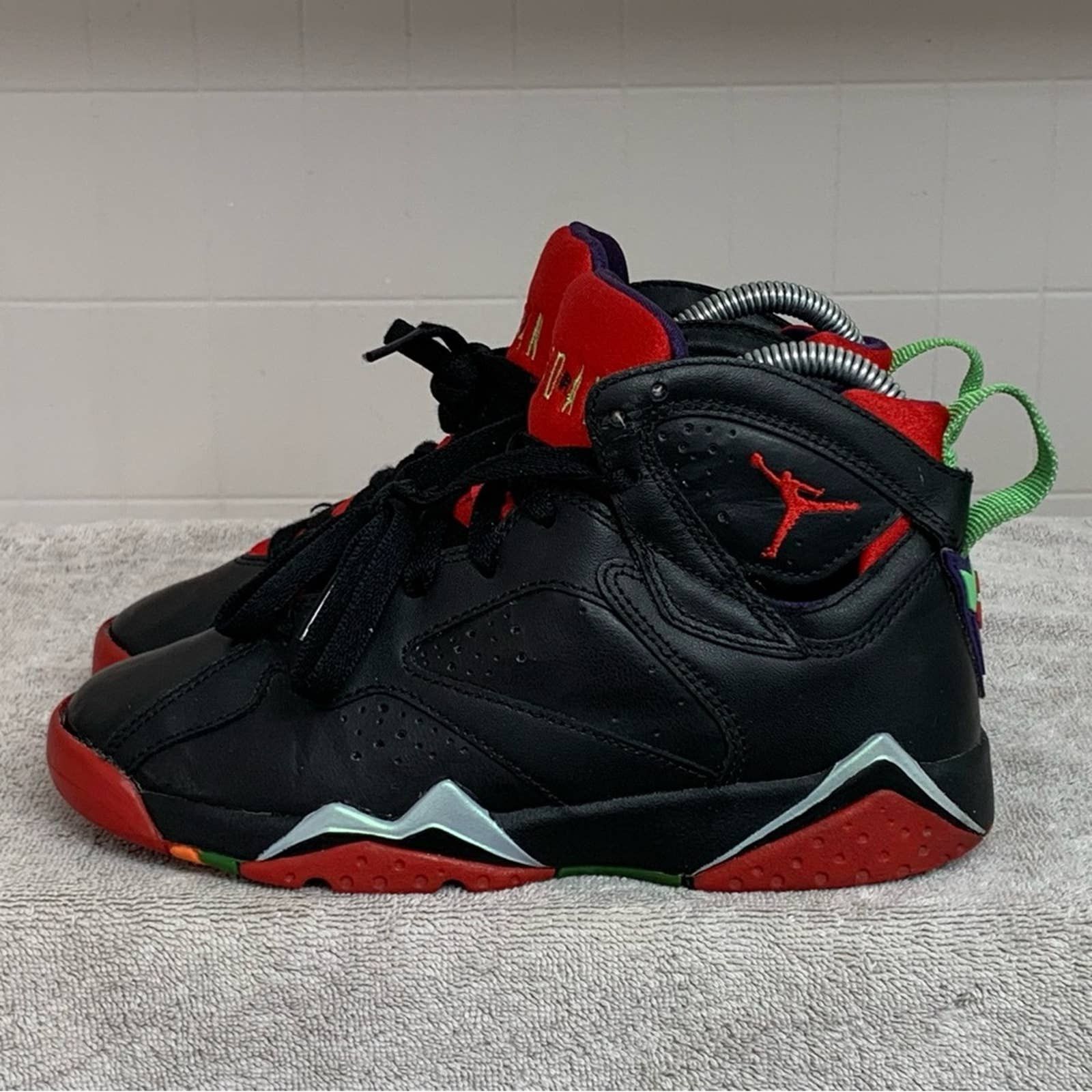 Nike Air Jordan Retro 7 Marvin The Martian Black Youth 4.5Y