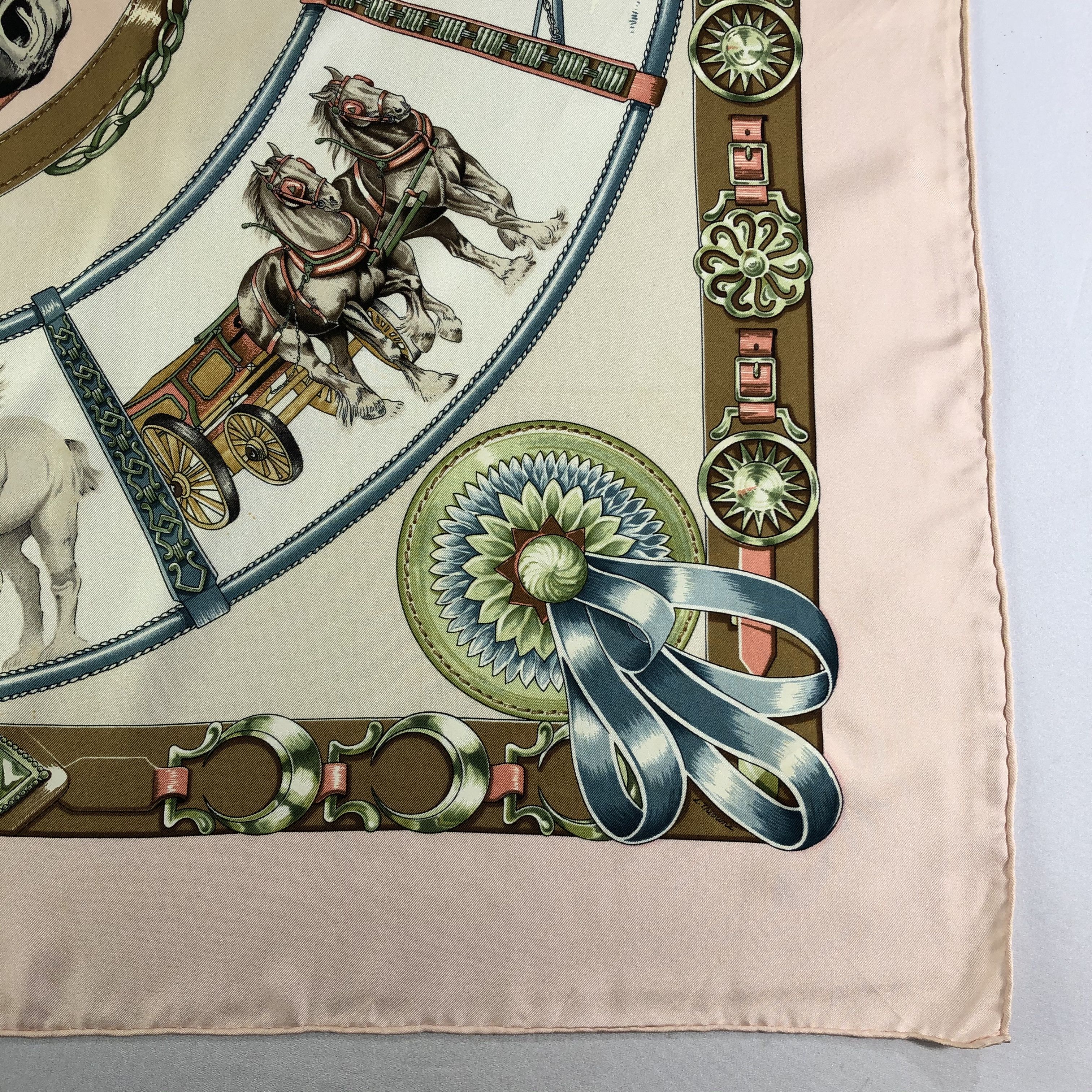 Vintage Hermes Silk Scarf