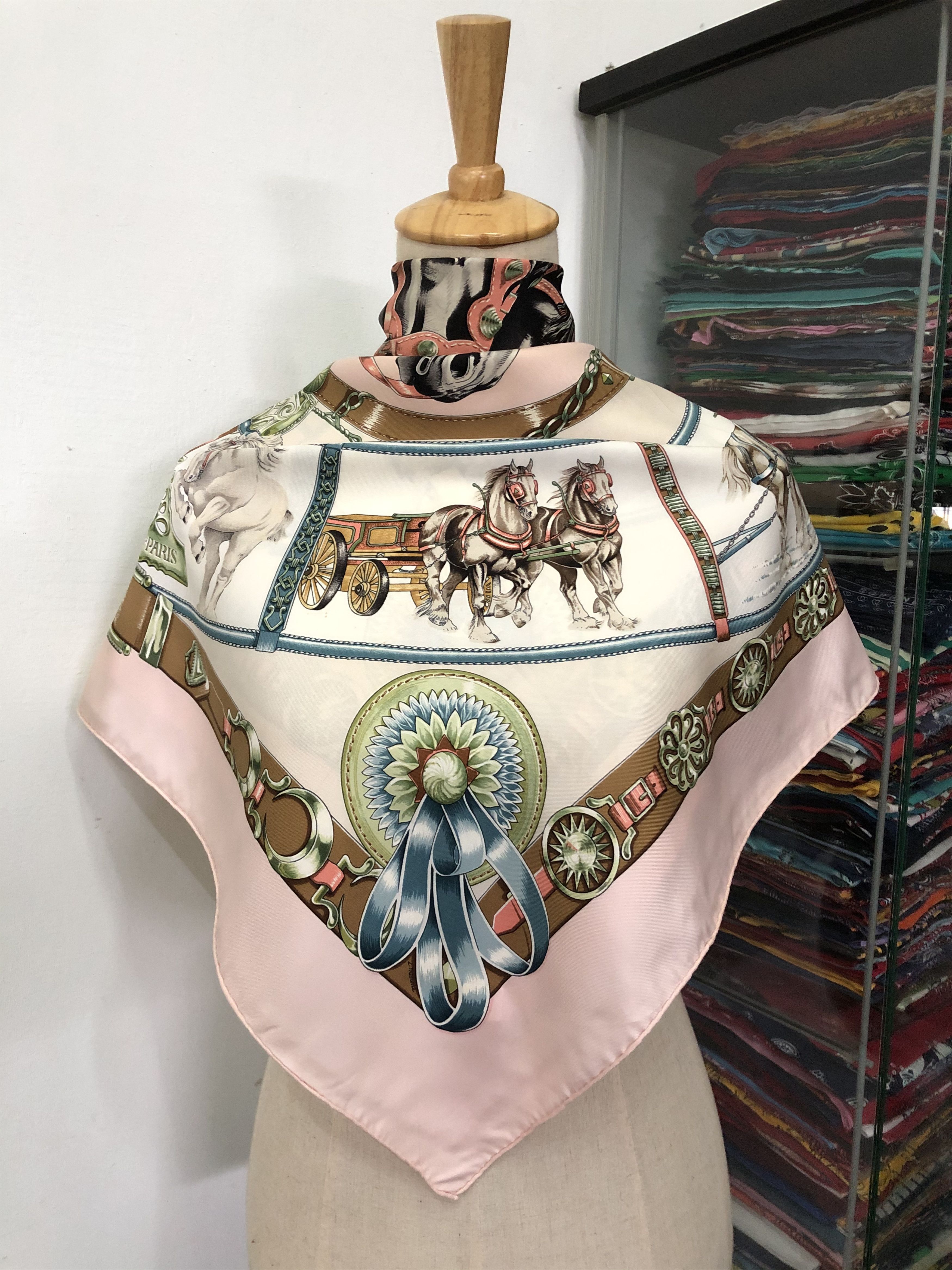 Vintage Hermes Silk Scarf