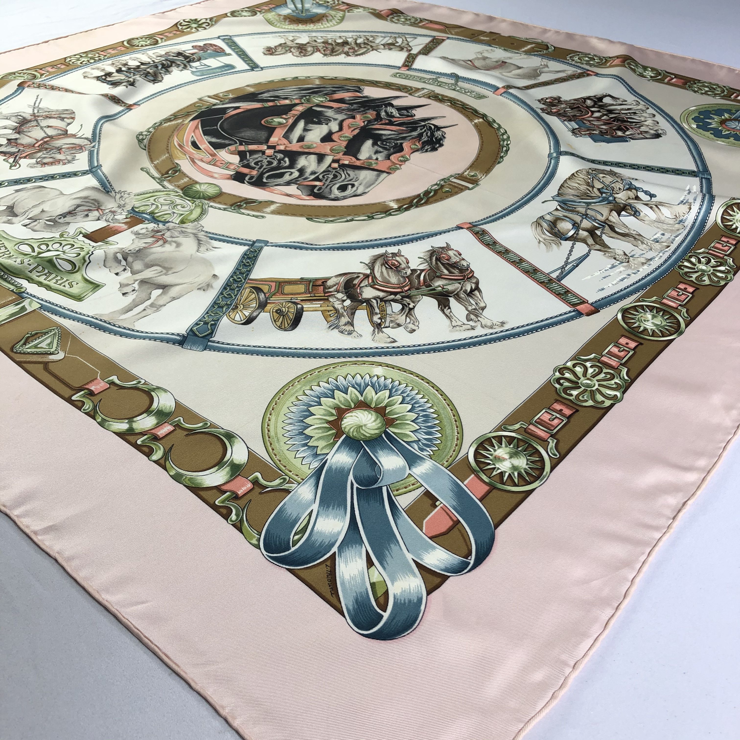 Vintage Hermes Silk Scarf