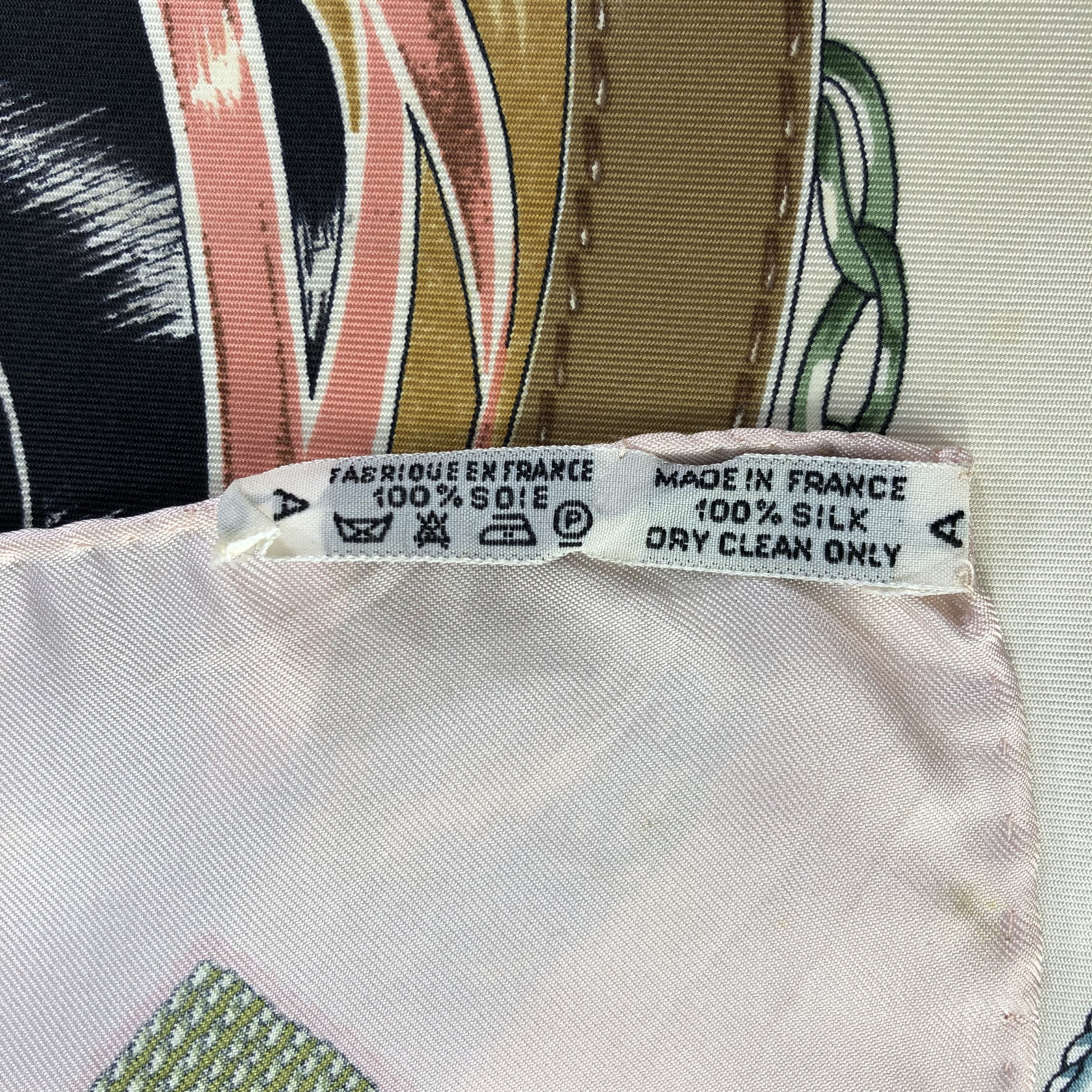 Vintage Hermes Silk Scarf