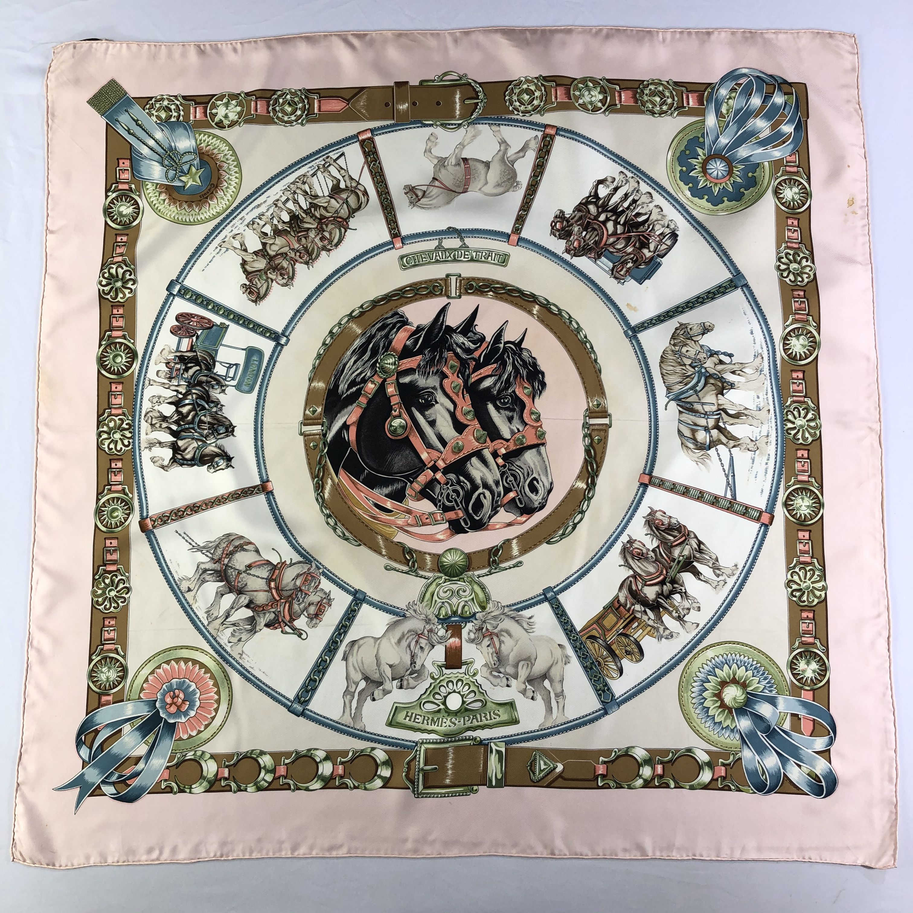 Vintage Hermes Silk Scarf