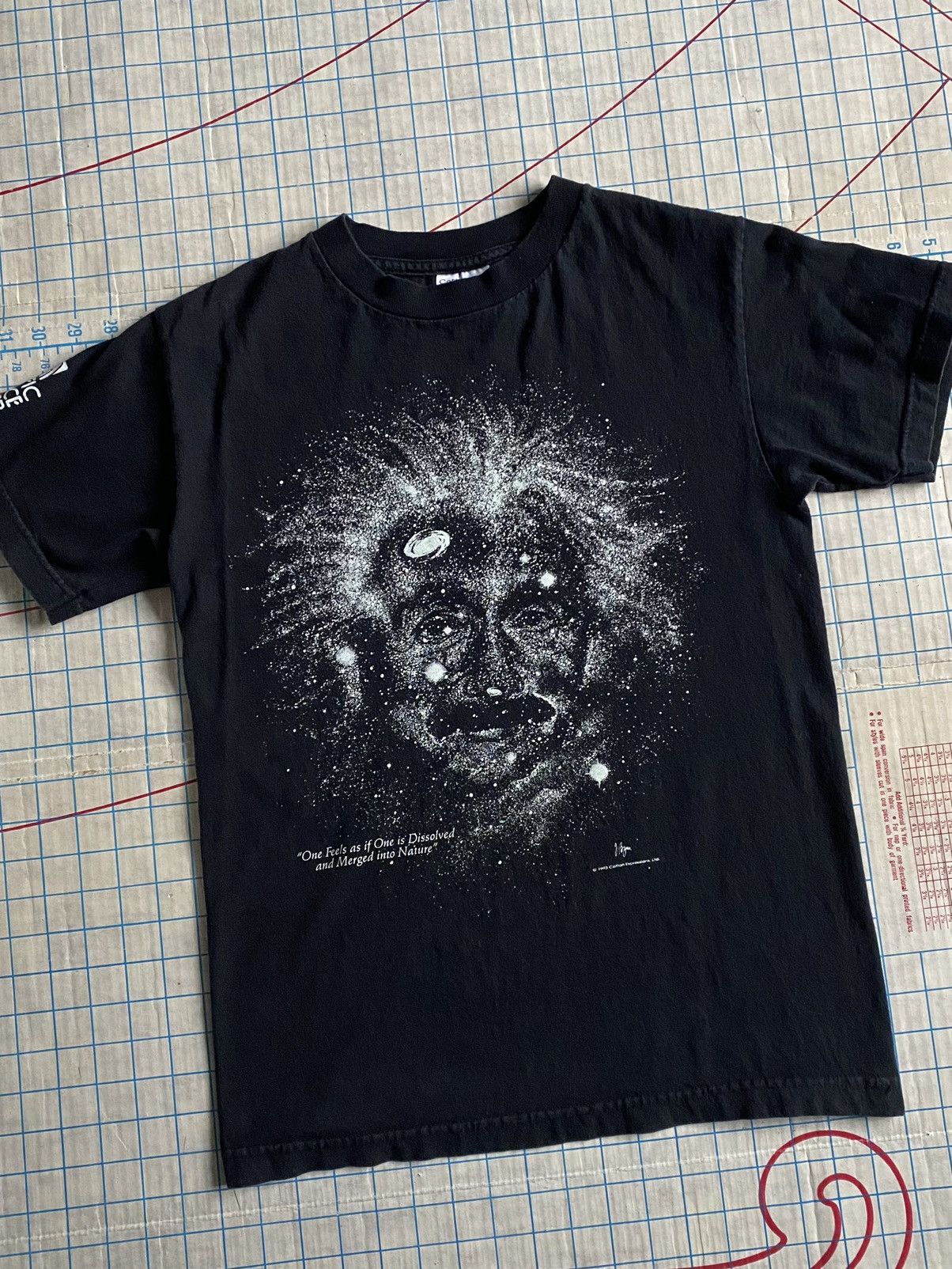 Vintage Albert Einstein Glow In The Dark Galaxy Tee Size Small Size US S / EU 44-46 / 1 - 1 Thumbnail