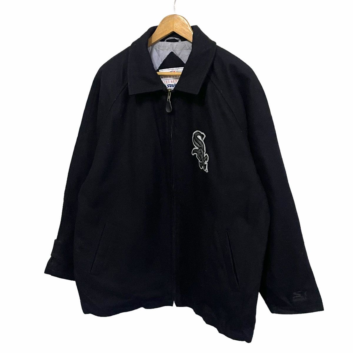 MLB × Starter 💥90s MLB WHITE SOX STARTER BASEBALL VARSITY JACKET Size US L / EU 52-54 / 3 - 3 Thumbnail