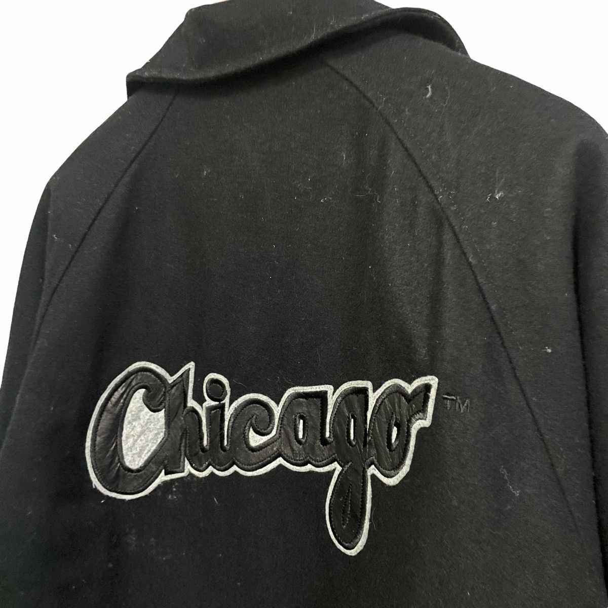 MLB × Starter 💥90s MLB WHITE SOX STARTER BASEBALL VARSITY JACKET Size US L / EU 52-54 / 3 - 10 Thumbnail