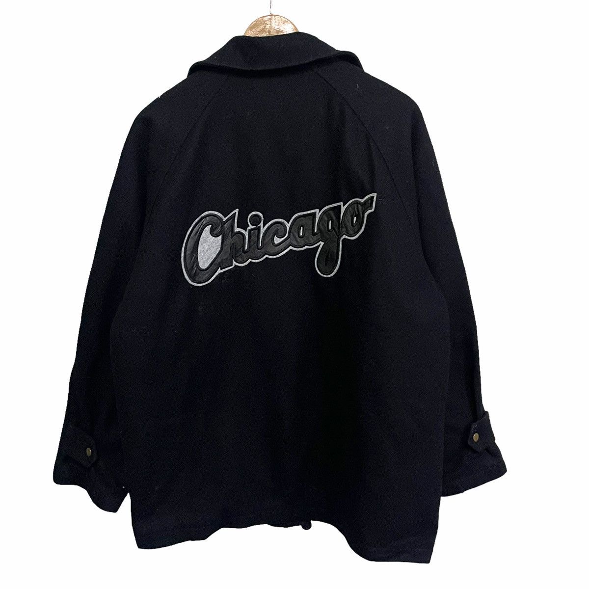 MLB × Starter 💥90s MLB WHITE SOX STARTER BASEBALL VARSITY JACKET Size US L / EU 52-54 / 3 - 8 Thumbnail