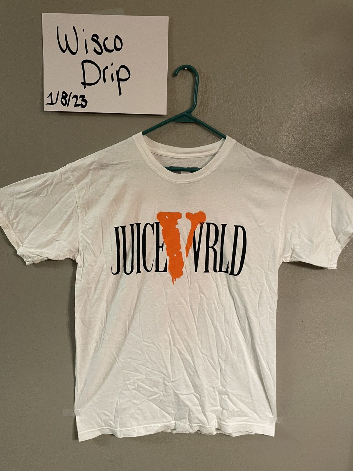 JuiceWrld x vlone t-shirt white
