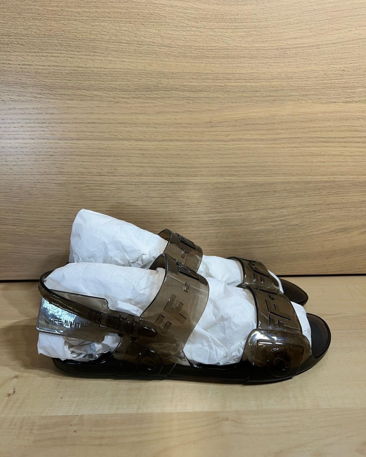 Off white jelly sandals best sale