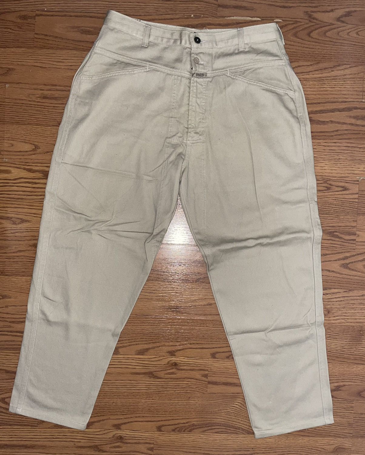 Marithe + Francois Girbaud Marithe Francois Girbaud - Brand X Jeans (Khaki) Size US 33 - 1 Thumbnail