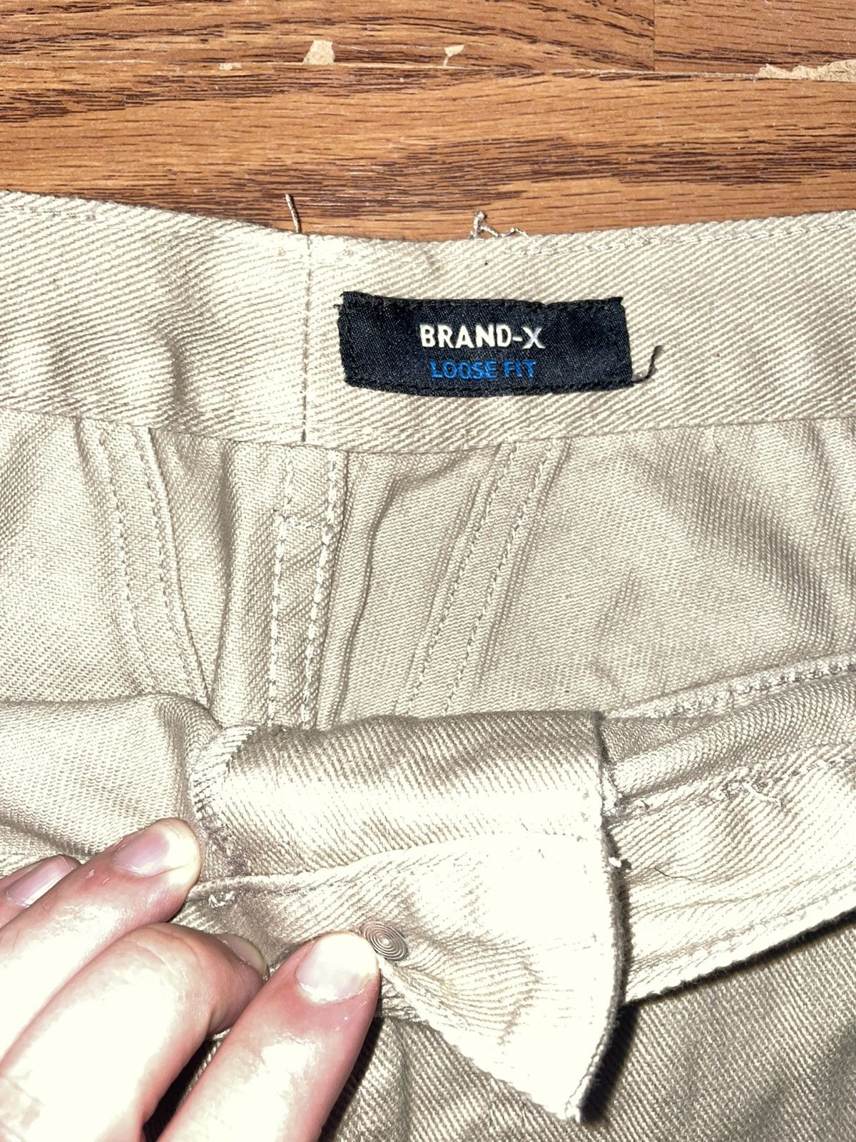 Marithe + Francois Girbaud Marithe Francois Girbaud - Brand X Jeans (Khaki) Size US 33 - 5 Thumbnail