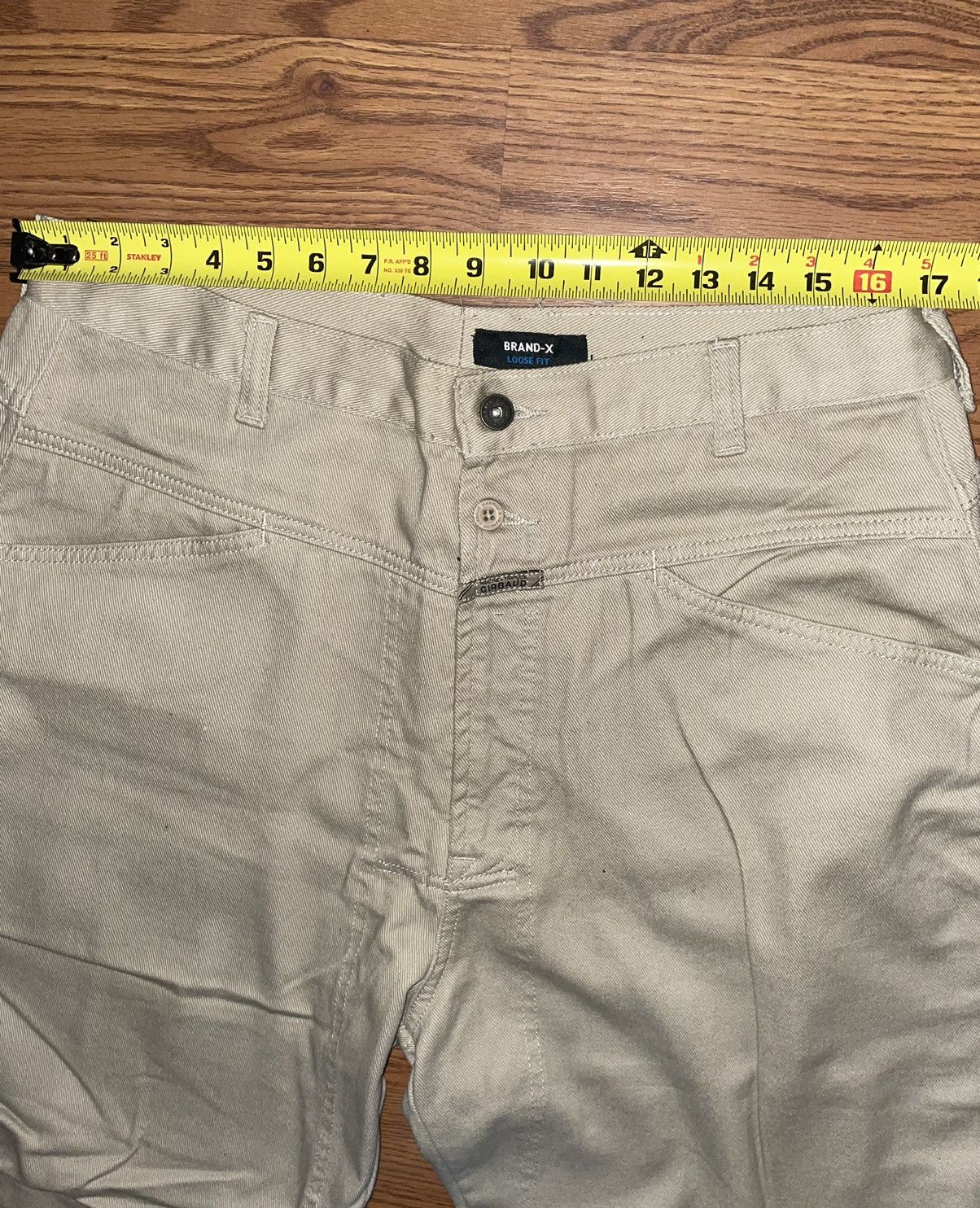 Marithe + Francois Girbaud Marithe Francois Girbaud - Brand X Jeans (Khaki) Size US 33 - 9 Thumbnail