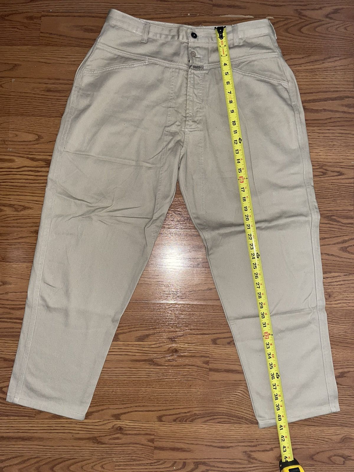 Marithe + Francois Girbaud Marithe Francois Girbaud - Brand X Jeans (Khaki) Size US 33 - 2 Thumbnail