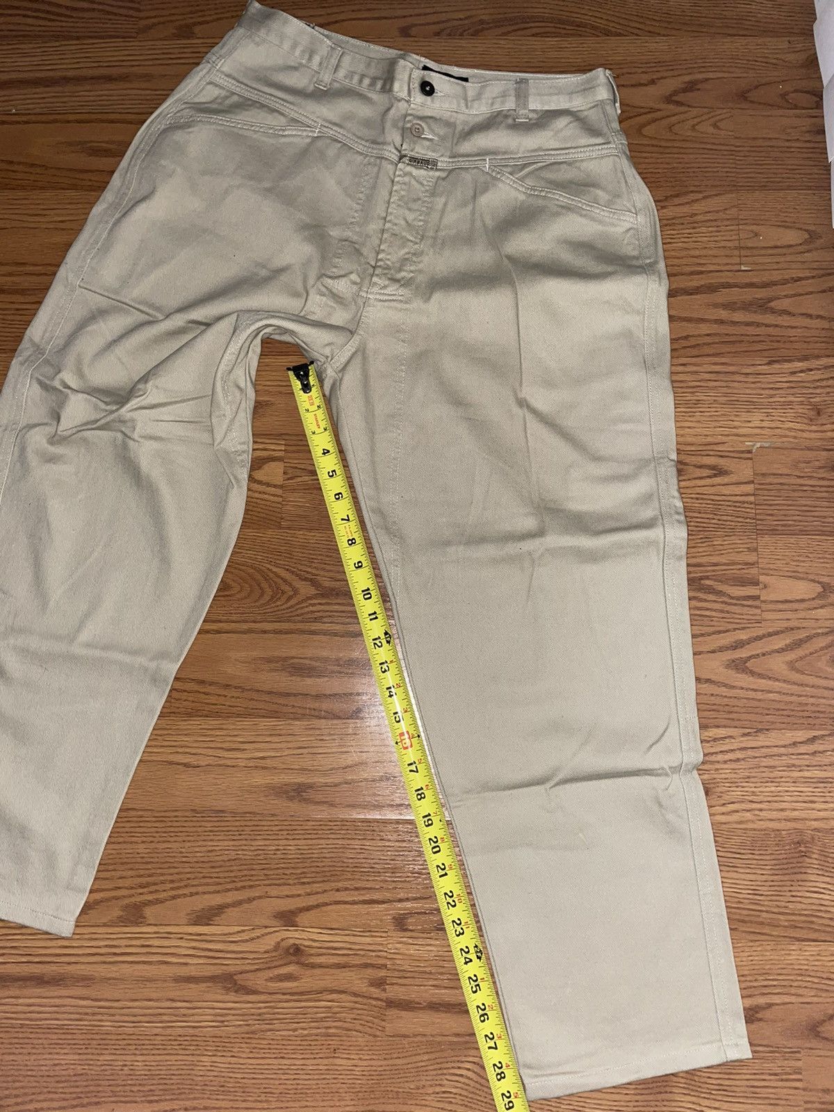 Marithe + Francois Girbaud Marithe Francois Girbaud - Brand X Jeans (Khaki) Size US 33 - 14 Thumbnail