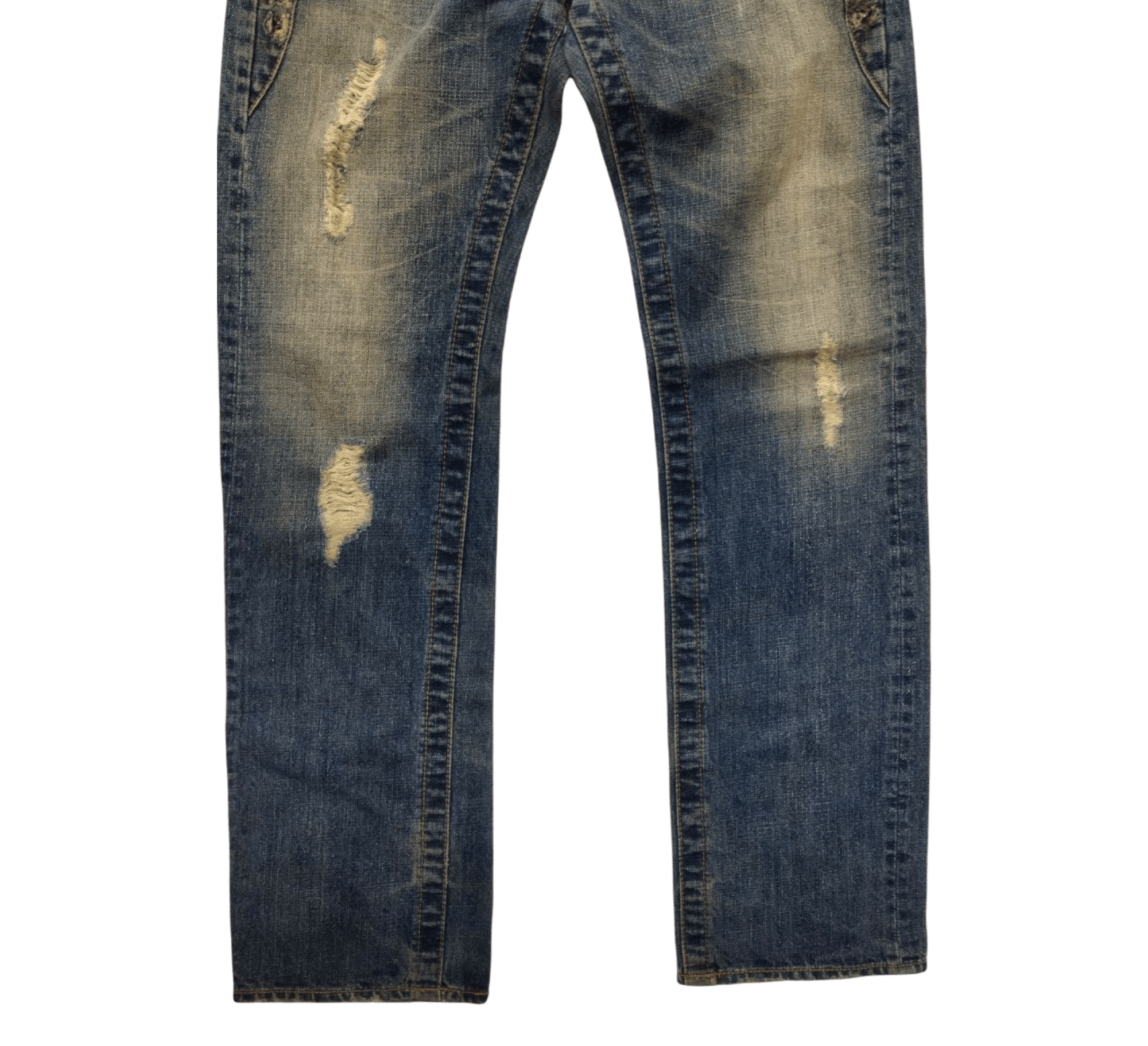 Japanese Brand Ozz First Pinball Jeans Size US 32 / EU 48 - 3 Thumbnail