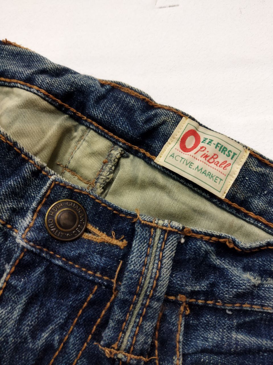 Japanese Brand Ozz First Pinball Jeans Size US 32 / EU 48 - 9 Thumbnail