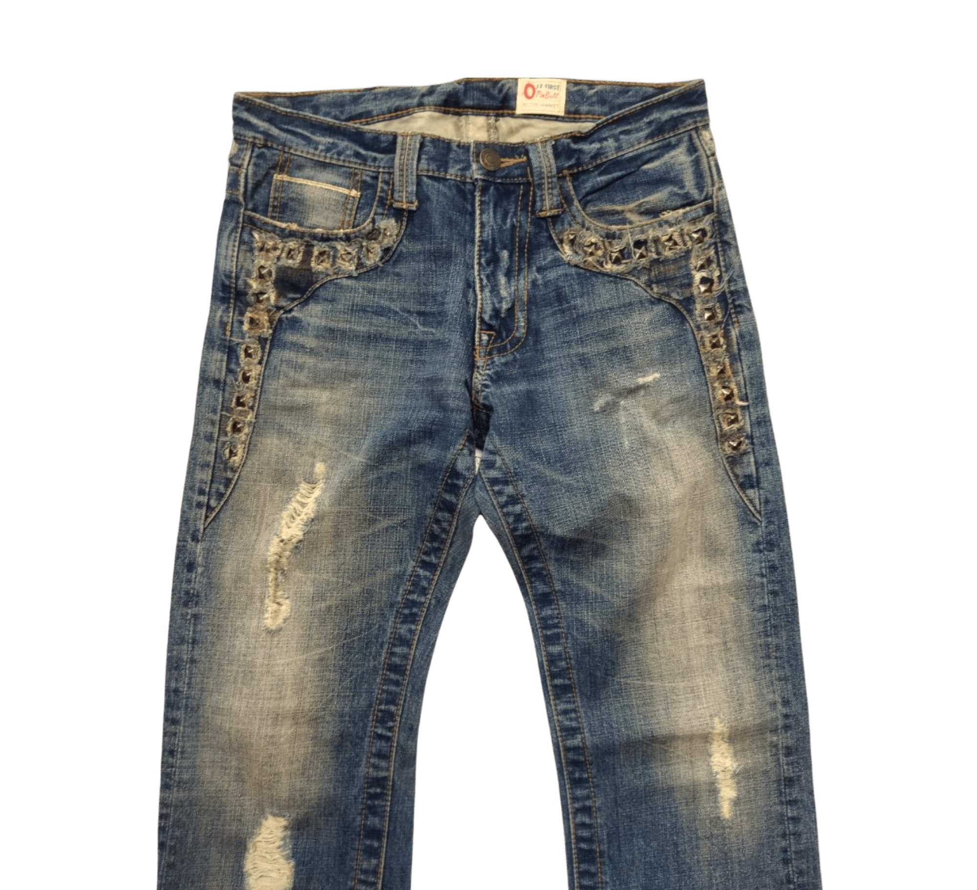Japanese Brand Ozz First Pinball Jeans Size US 32 / EU 48 - 2 Thumbnail