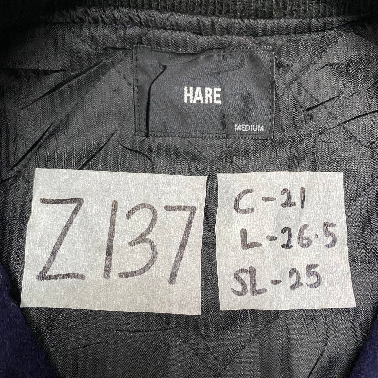 HARE × Japanese Brand Z137 JAPAN HARE VARSITY LEATHER JACKET Size US M / EU 48-50 / 2 - 5 Thumbnail