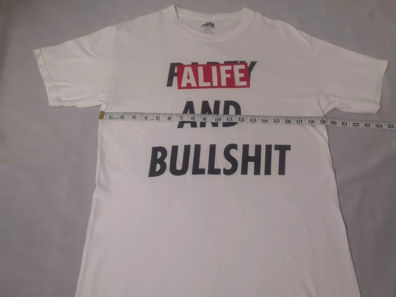 Alife Alife Party and Bullshit Tee Designer Bape Streetwear Size US M / EU 48-50 / 2 - 3 Thumbnail