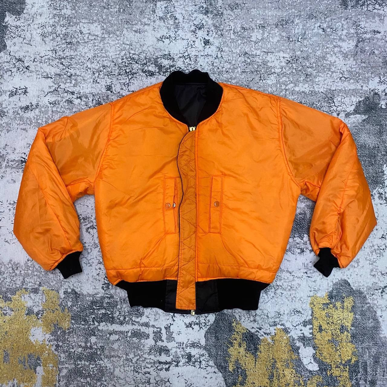 Vintage Z169 VTG 2001 SURPLUS USA AIR FORCE MA-1 FLIGHT JACKET Size US M / EU 48-50 / 2 - 4 Thumbnail
