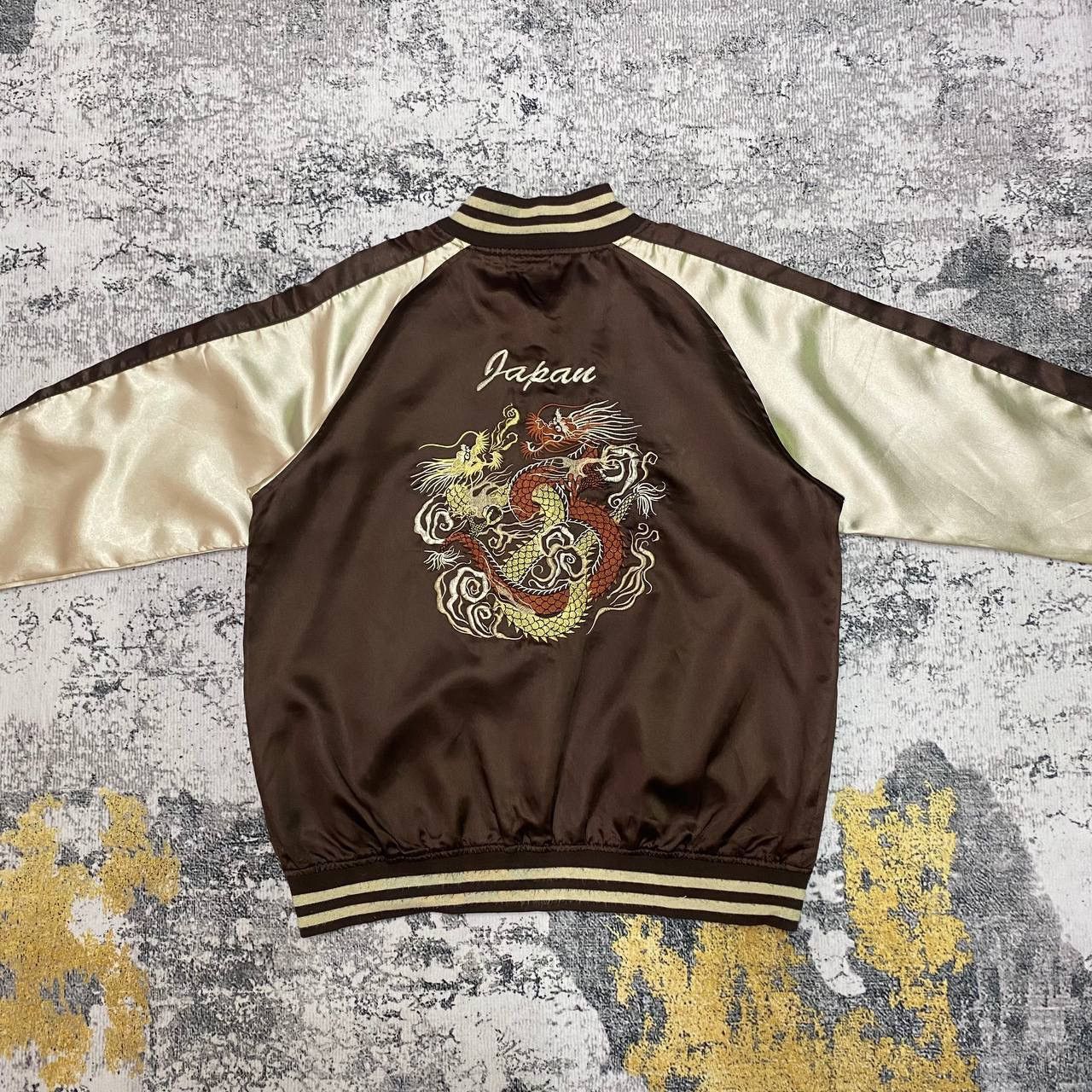 Japanese Brand Z172 JAPANESE TRADITIONAL SUKAJAN FIGHTING DRAGON JACKET Size US XL / EU 56 / 4 - 1 Thumbnail