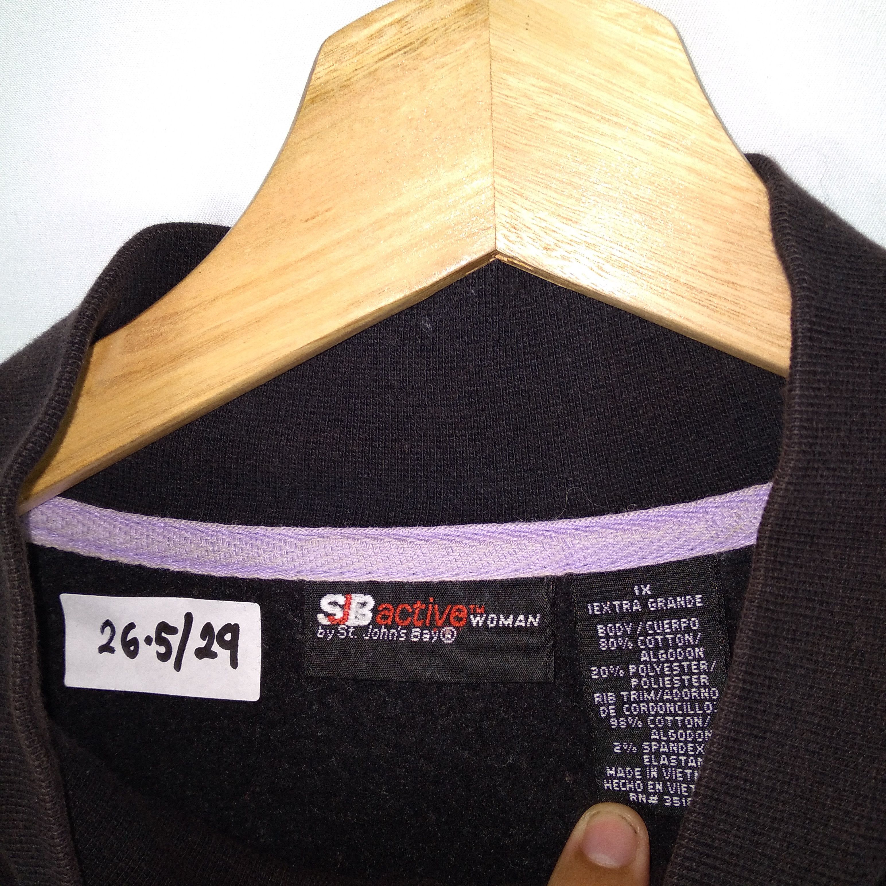 Vintage St. John Bay Plain Half Zipper Sweatshirts