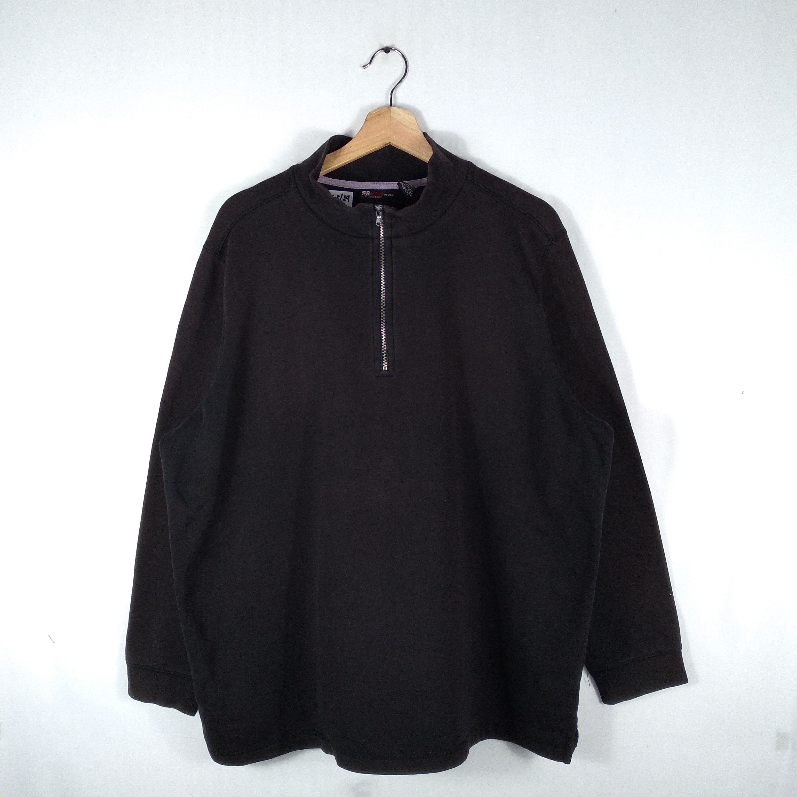Vintage St. John Bay Plain Half Zipper Sweatshirts