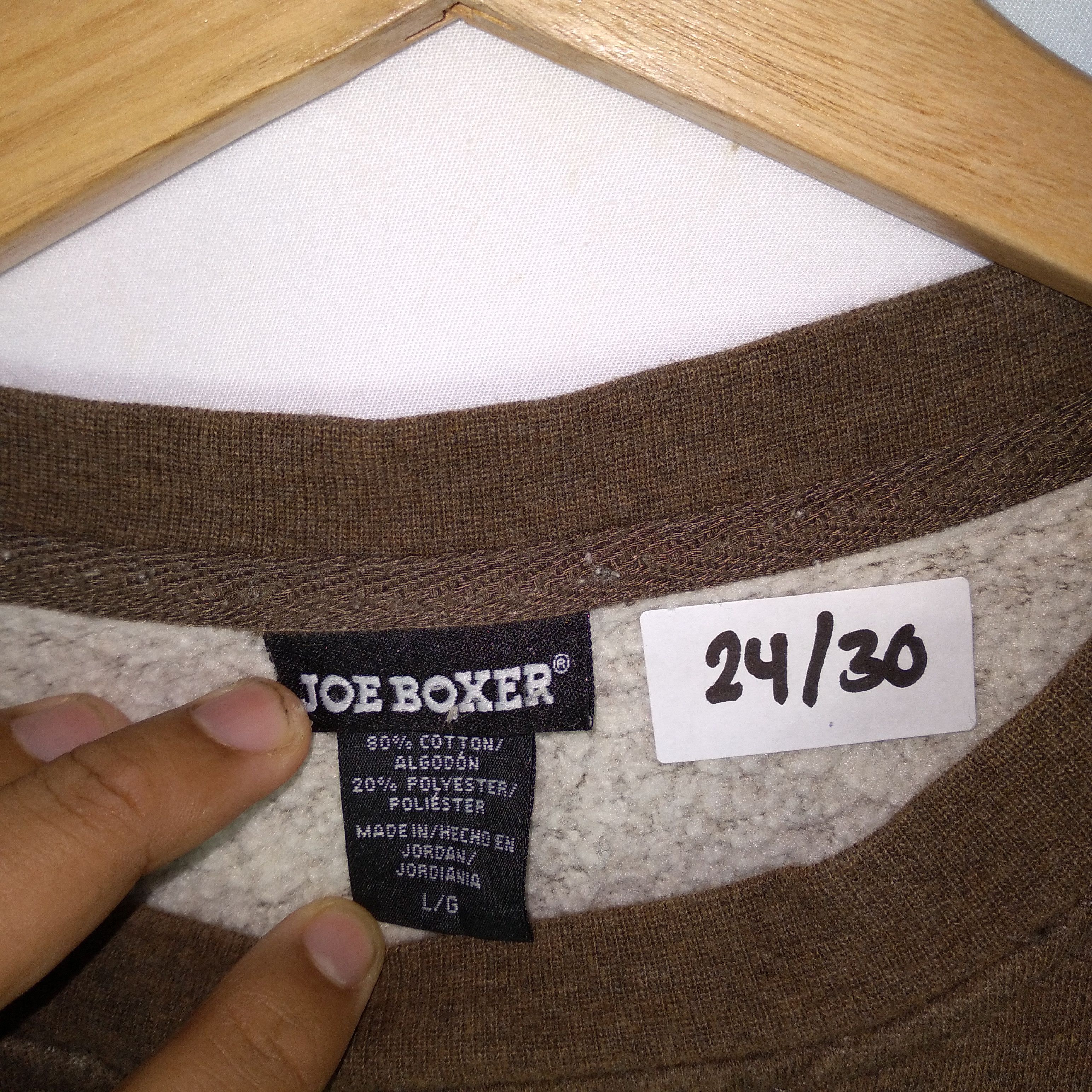 Designer × Joe Boxer × Vintage Vintage Joe Boxer Plain Sweatshirts Size US L / EU 52-54 / 3 - 10 Thumbnail