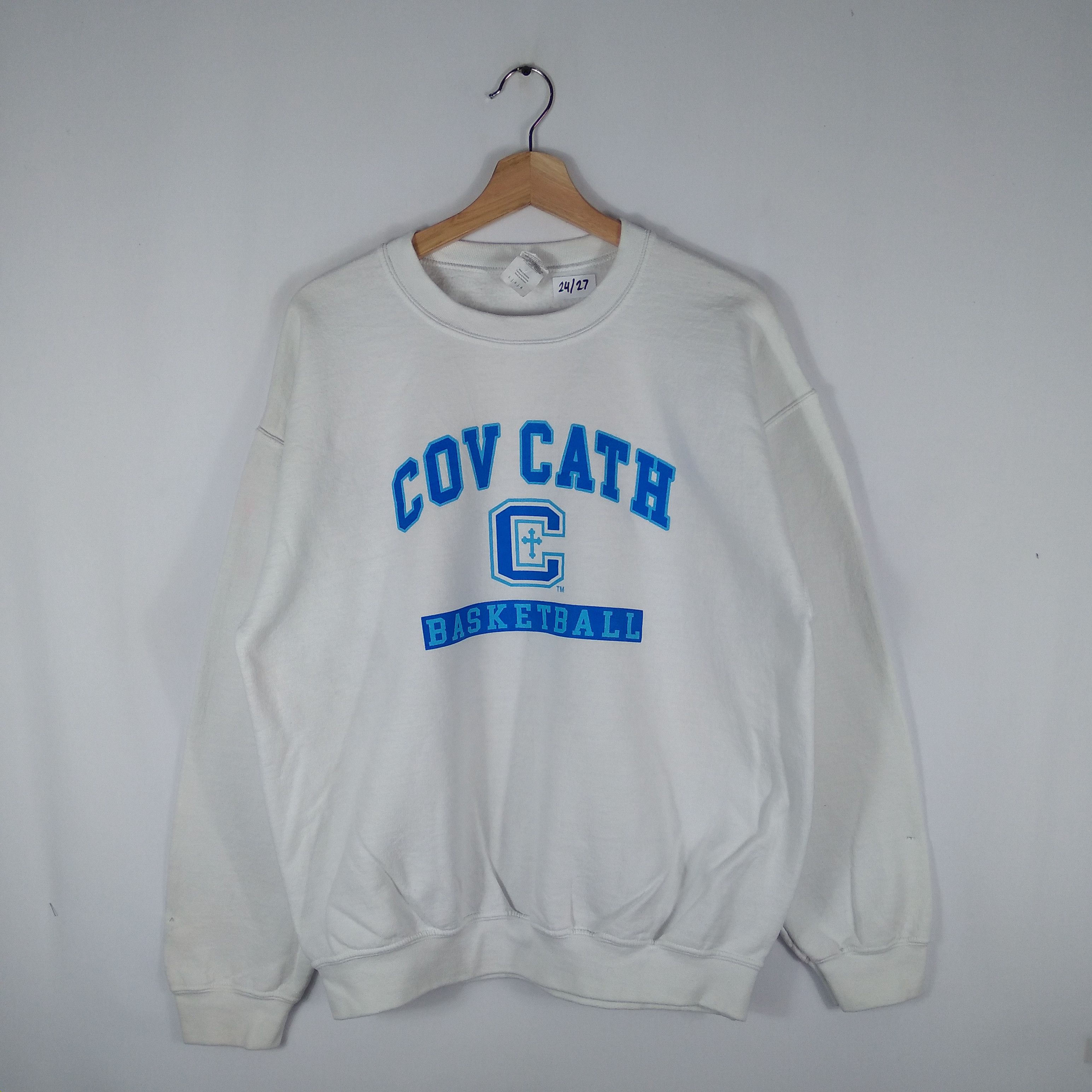Vintage Covington Catholic Basketball Big Print Sweatshirts