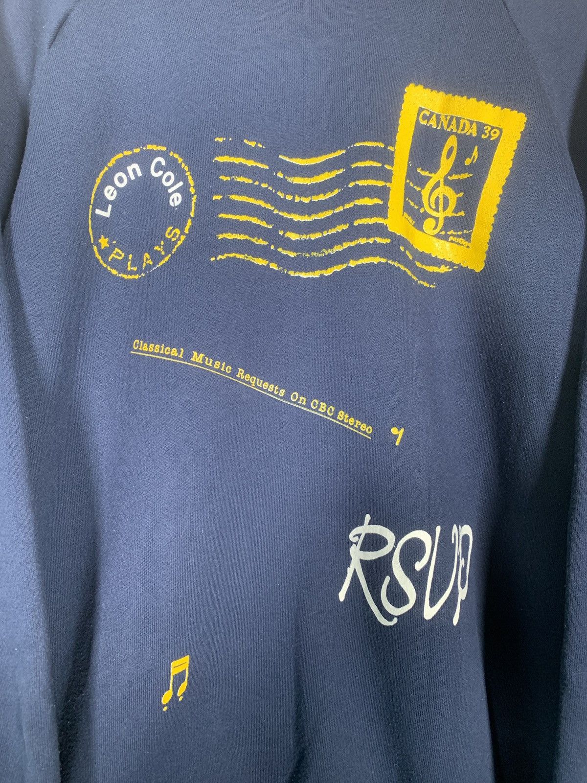 Vintage Vintage 1992 CBC Radio Leon Cole Crew neck Sweatshirt 90s Size US XL / EU 56 / 4 - 2 Thumbnail