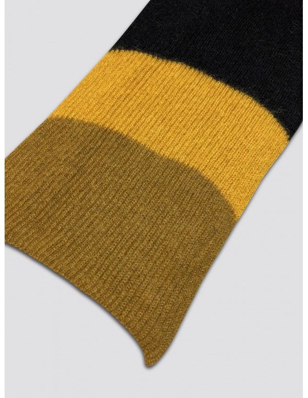 Marni FW18 Oversized Runway Scarf Yellow Black Size ONE SIZE - 4 Thumbnail