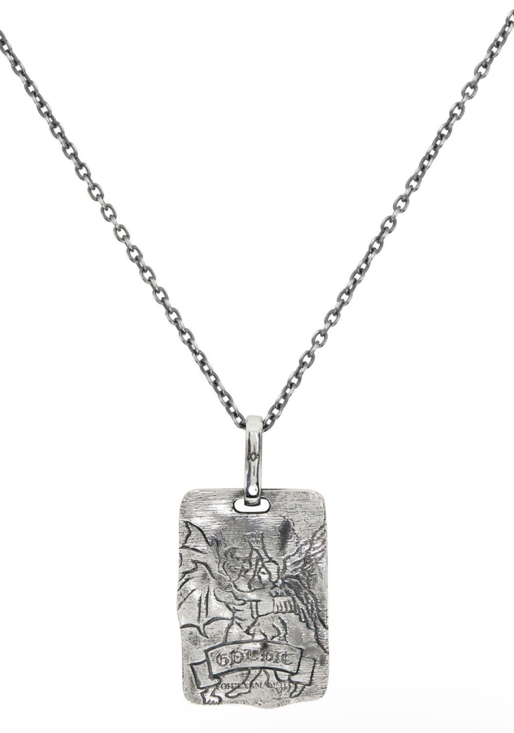 Yohji Yamamoto Silver devil and angel necklace - Yohji Yamamoto Size ONE SIZE - 1 Thumbnail