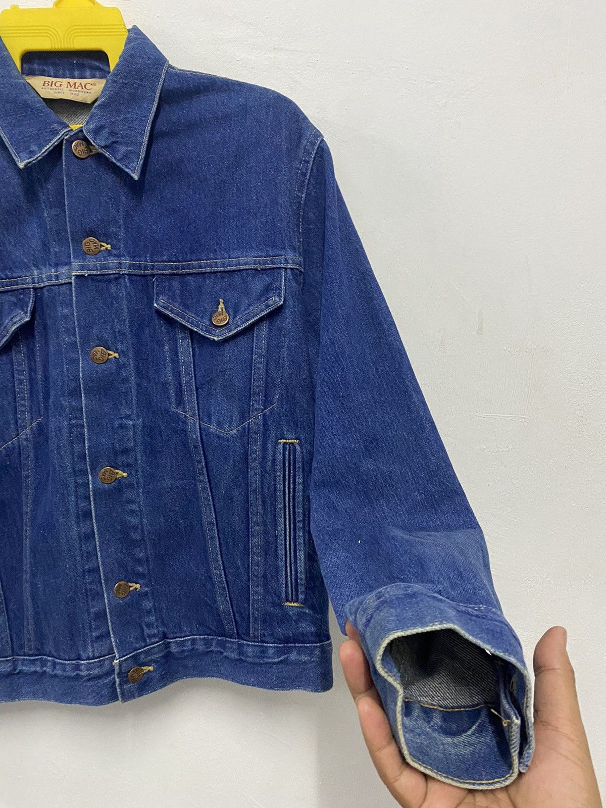 Vintage 🔥Vintage🔥 BIGMAC Denim Jacket Size US L / EU 52-54 / 3 - 3 Thumbnail