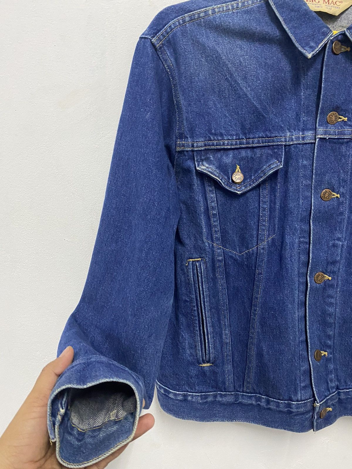 Vintage 🔥Vintage🔥 BIGMAC Denim Jacket Size US L / EU 52-54 / 3 - 4 Thumbnail