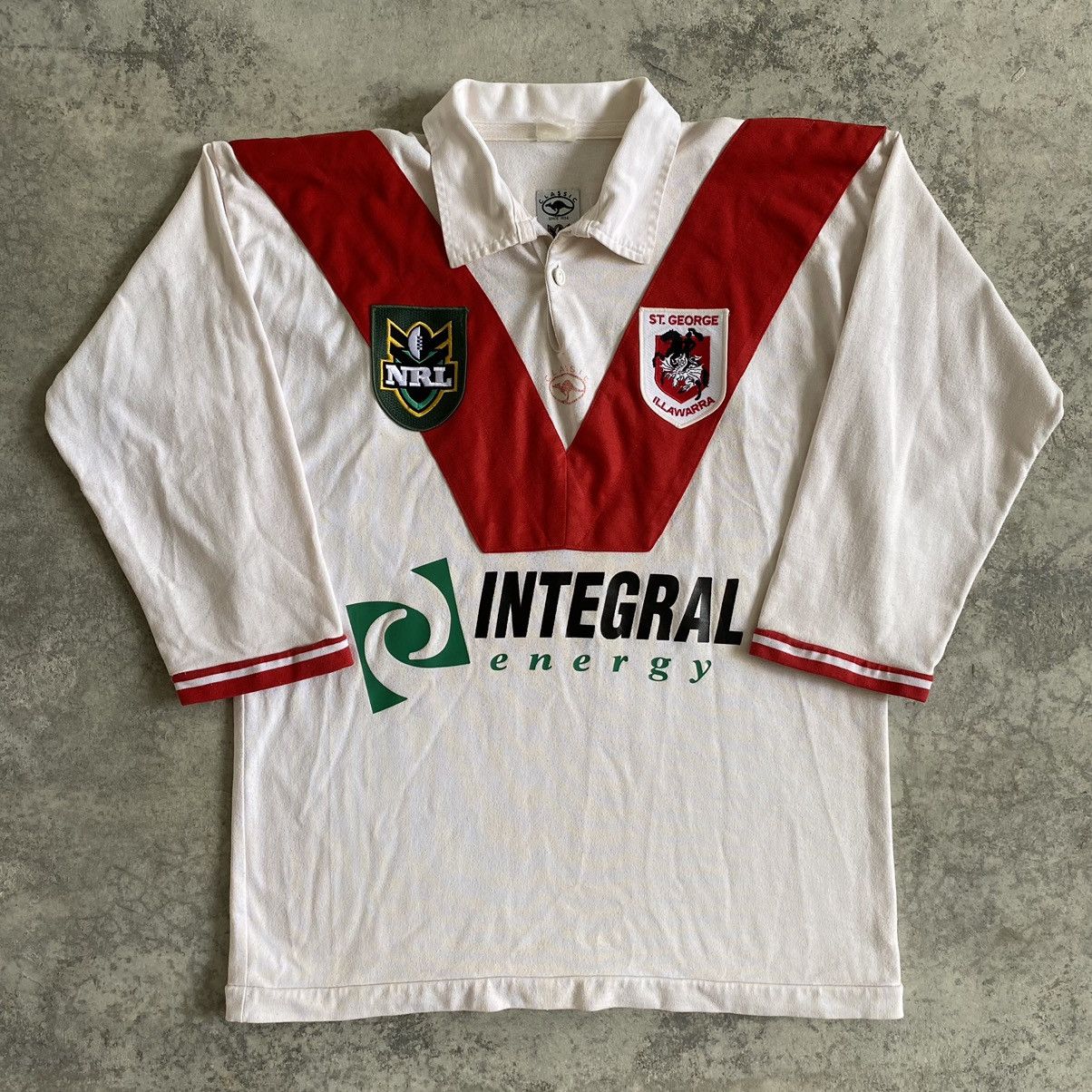 Canterbury of New Zealand Vintage 1998/99 St. George Illawarra Rugby Shirt Size US L / EU 52-54 / 3 - 1 Thumbnail