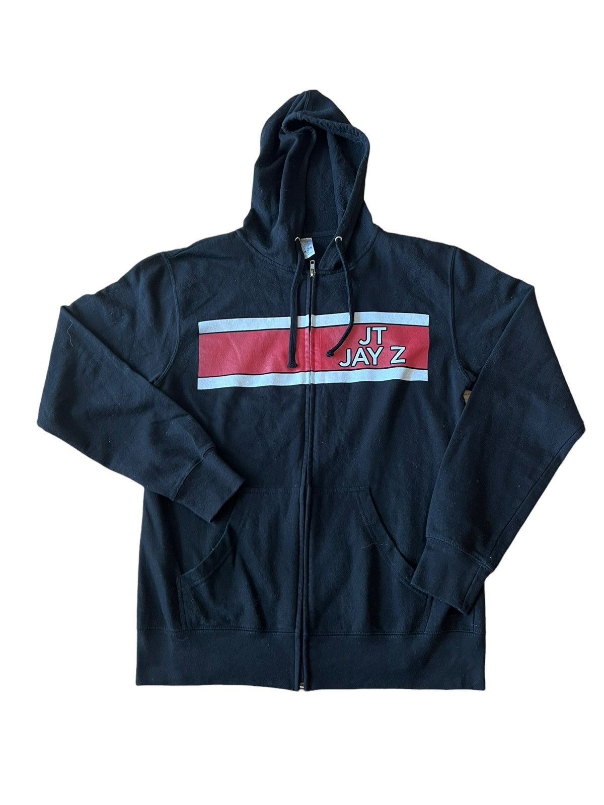 Band Tees × Jay-Z × Vintage Jayz Justin Timberlake Legends Of Summer Stadium Tour Hoodie Size US M / EU 48-50 / 2 - 1 Thumbnail