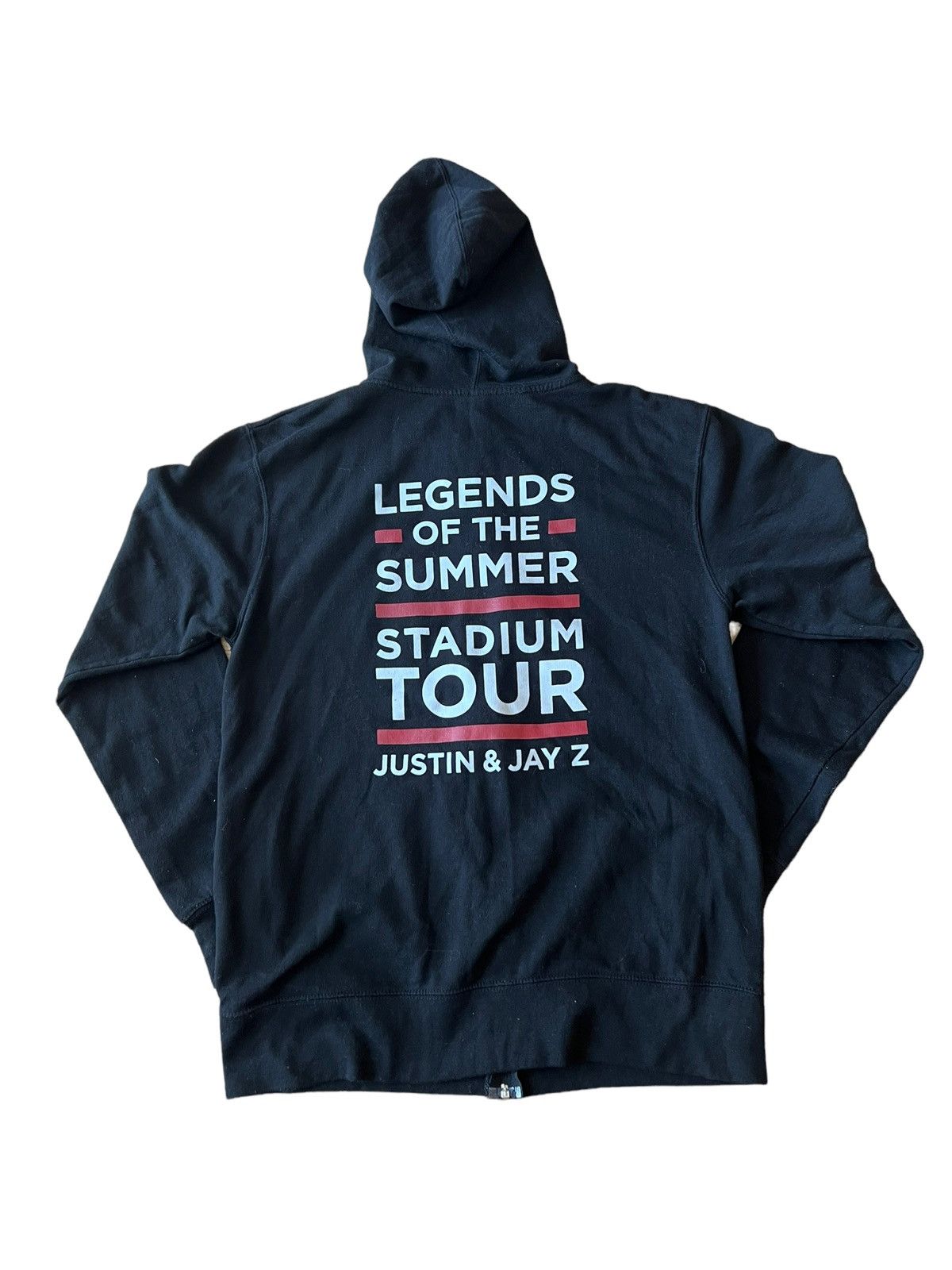 Band Tees × Jay-Z × Vintage Jayz Justin Timberlake Legends Of Summer Stadium Tour Hoodie Size US M / EU 48-50 / 2 - 2 Thumbnail