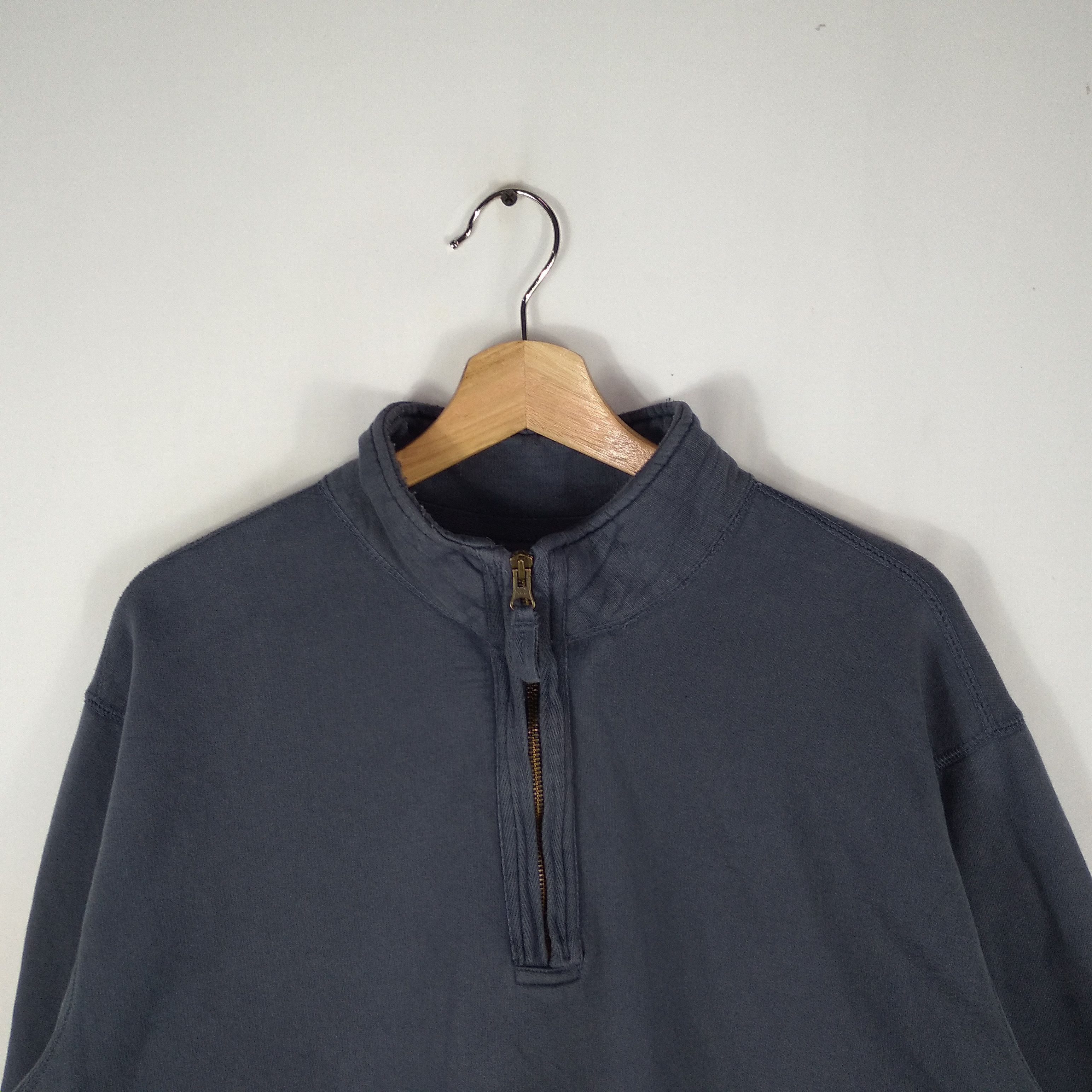 Designer × Eddie Bauer × Vintage Vintage Eddie Bauer Plain Half Zipper Sweatshirts Size US XL / EU 56 / 4 - 2 Thumbnail