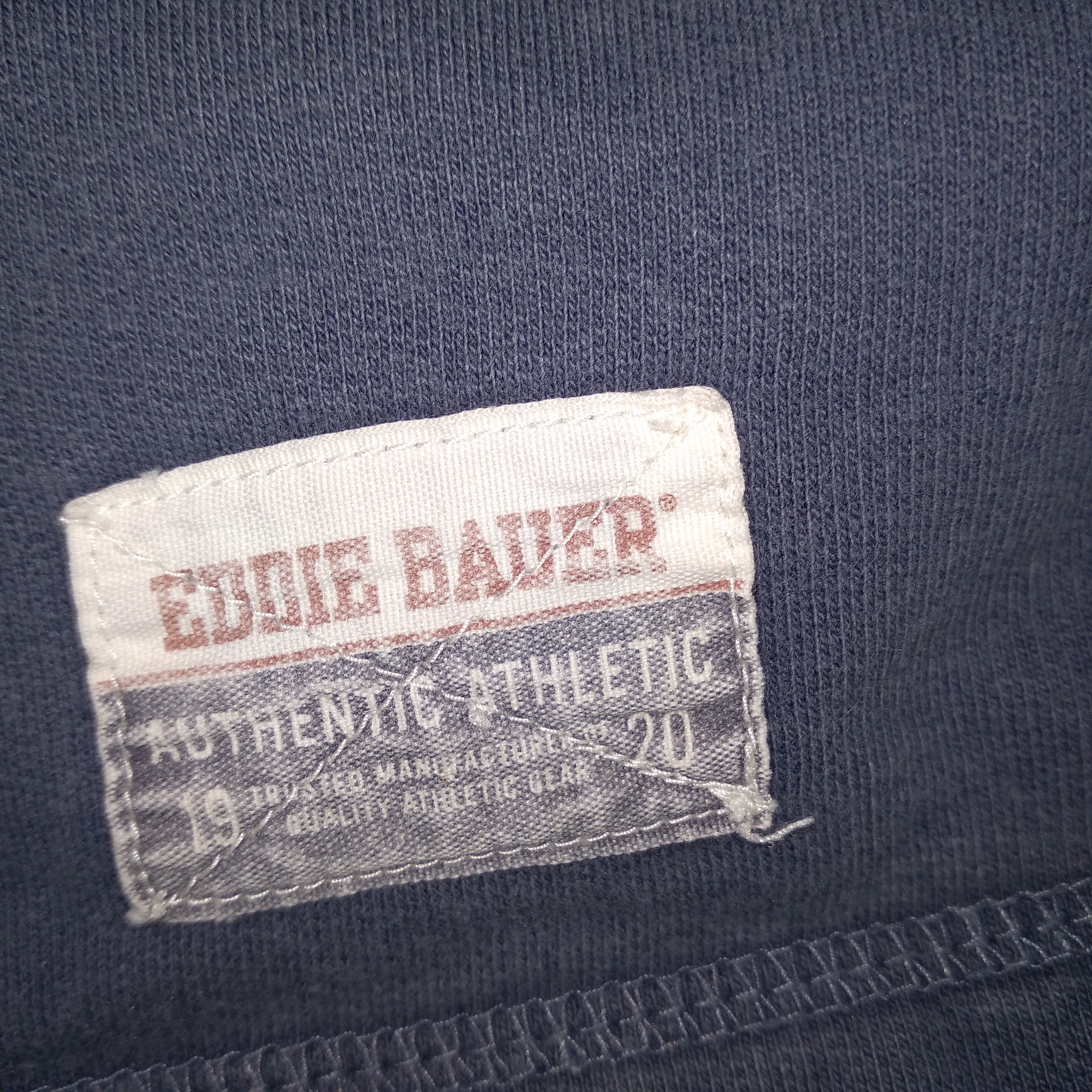 Designer × Eddie Bauer × Vintage Vintage Eddie Bauer Plain Half Zipper Sweatshirts Size US XL / EU 56 / 4 - 7 Thumbnail