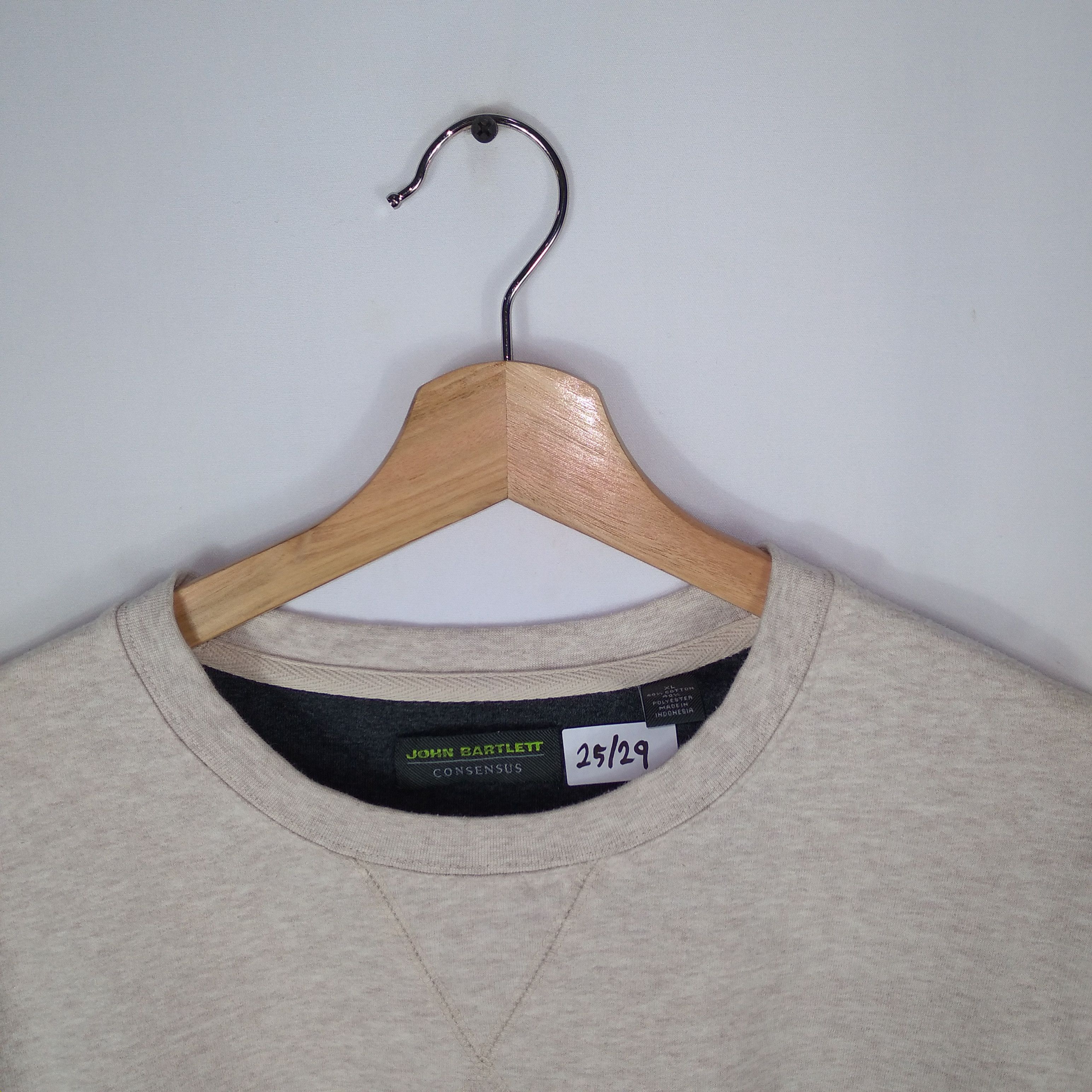 Designer × John Bartlett × Vintage Vintage John Bartlett Plain Sweatshirts Size US XL / EU 56 / 4 - 2 Thumbnail