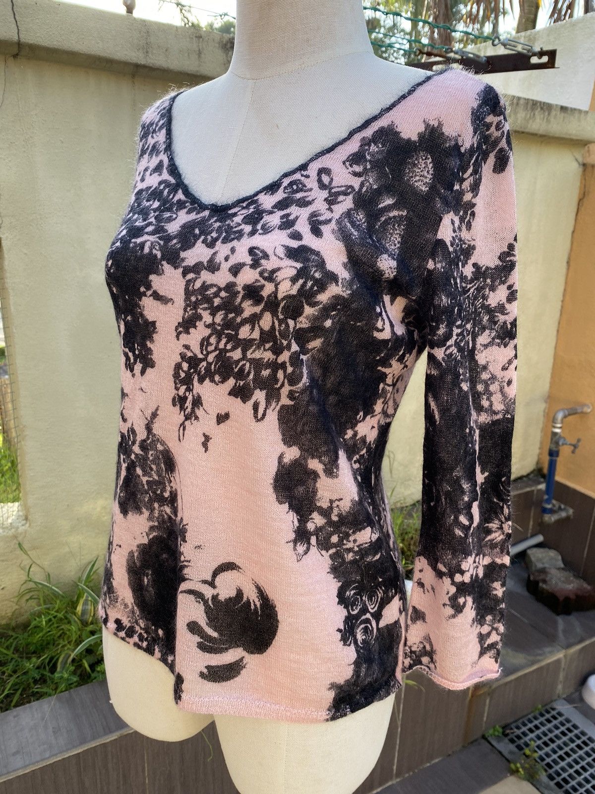 Japanese Brand mohair printed Size L / US 10 / IT 46 - 4 Thumbnail