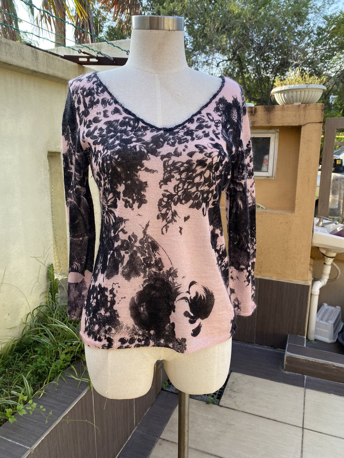 Japanese Brand mohair printed Size L / US 10 / IT 46 - 2 Thumbnail