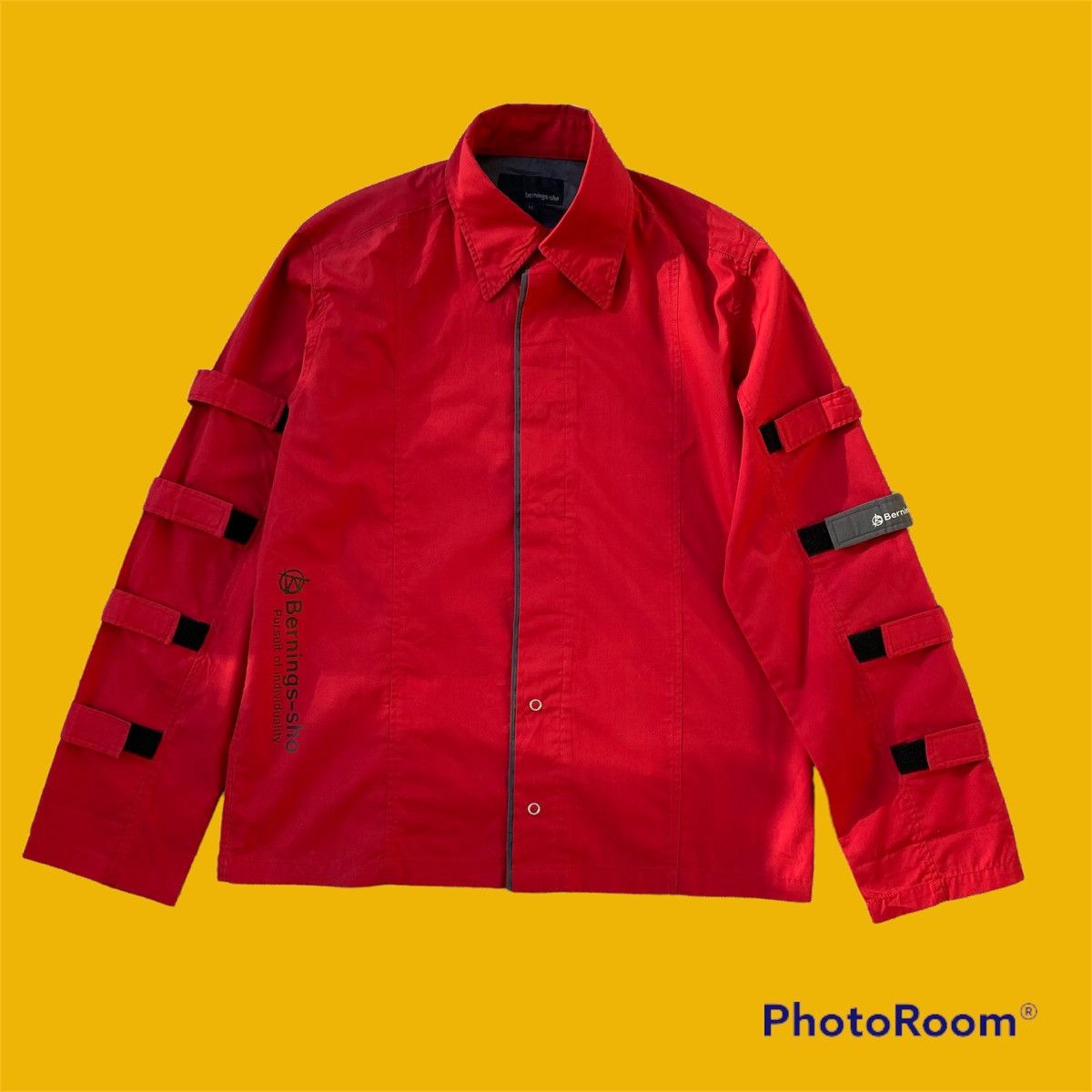 Japanese Brand berning sho red shirt Size US S / EU 44-46 / 1 - 1 Thumbnail