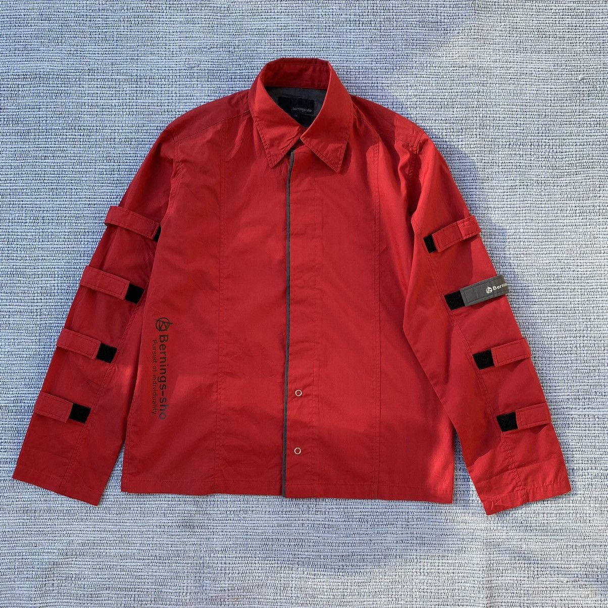 Japanese Brand berning sho red shirt Size US S / EU 44-46 / 1 - 2 Thumbnail