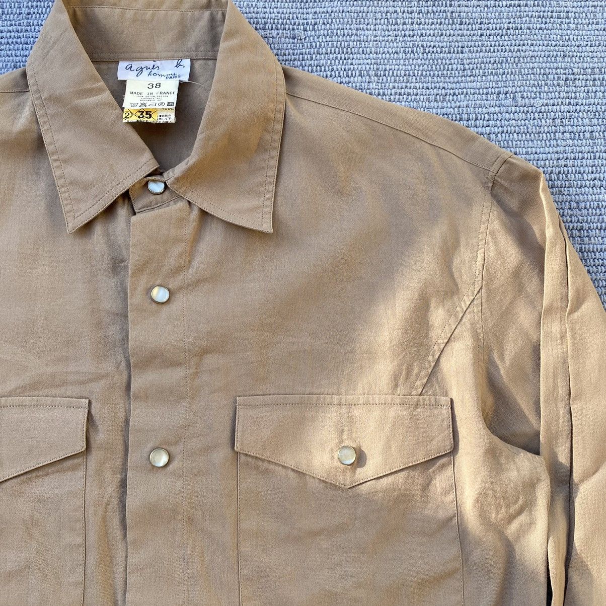 agnes b. pearl snap button shirt Size US M / EU 48-50 / 2 - 4 Thumbnail