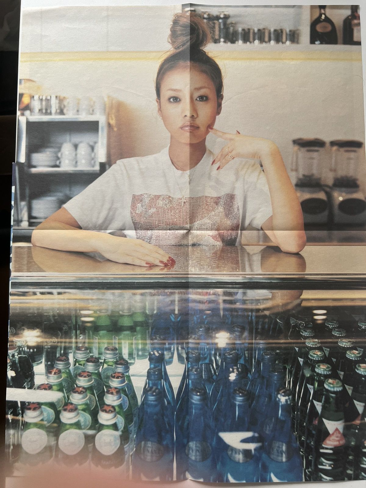 Bape BAPE Poster Cafe Girl Swarovski Tee Camo A Bathing Ape Size ONE SIZE - 1 Thumbnail