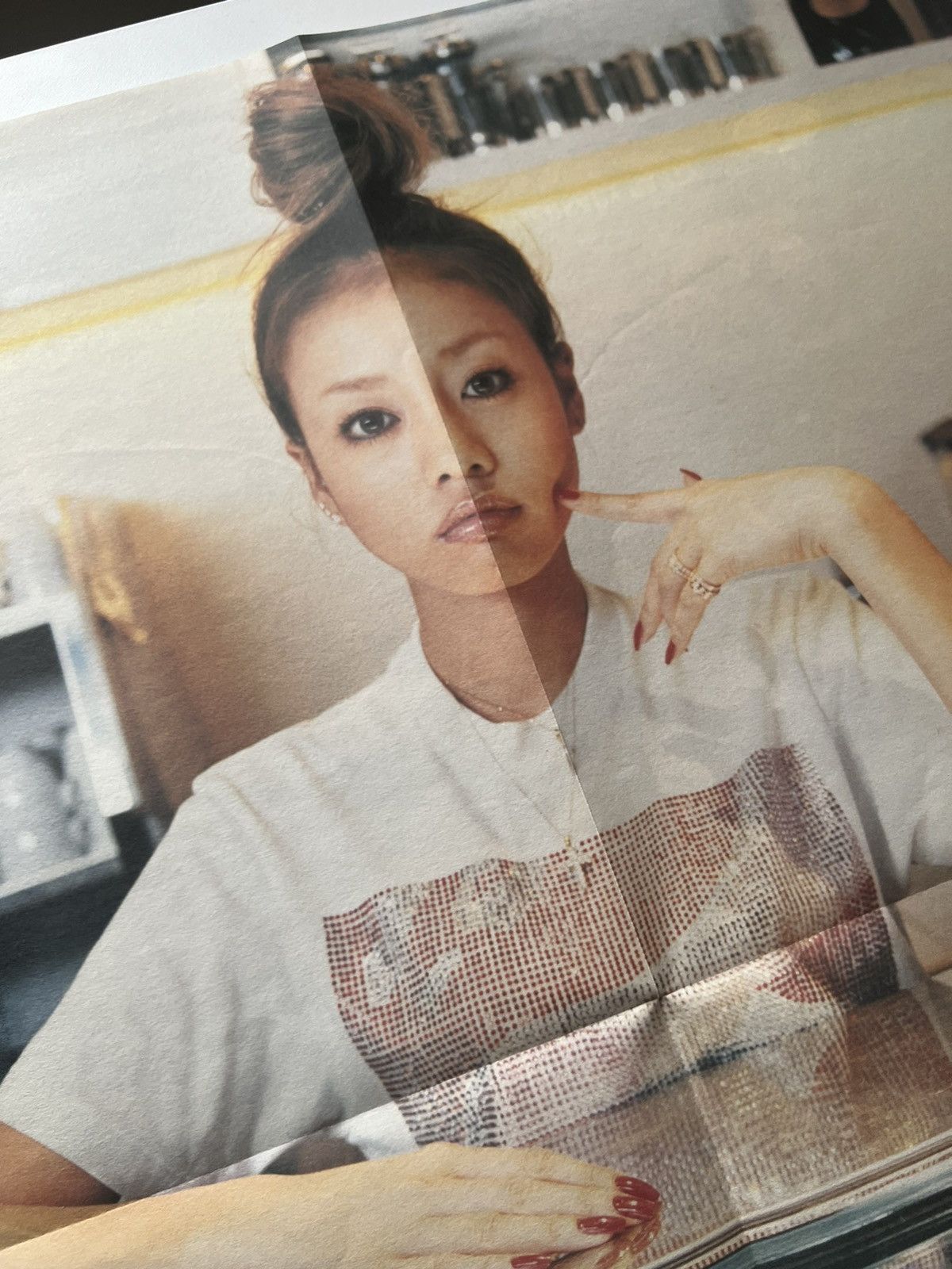 Bape BAPE Poster Cafe Girl Swarovski Tee Camo A Bathing Ape Size ONE SIZE - 2 Thumbnail