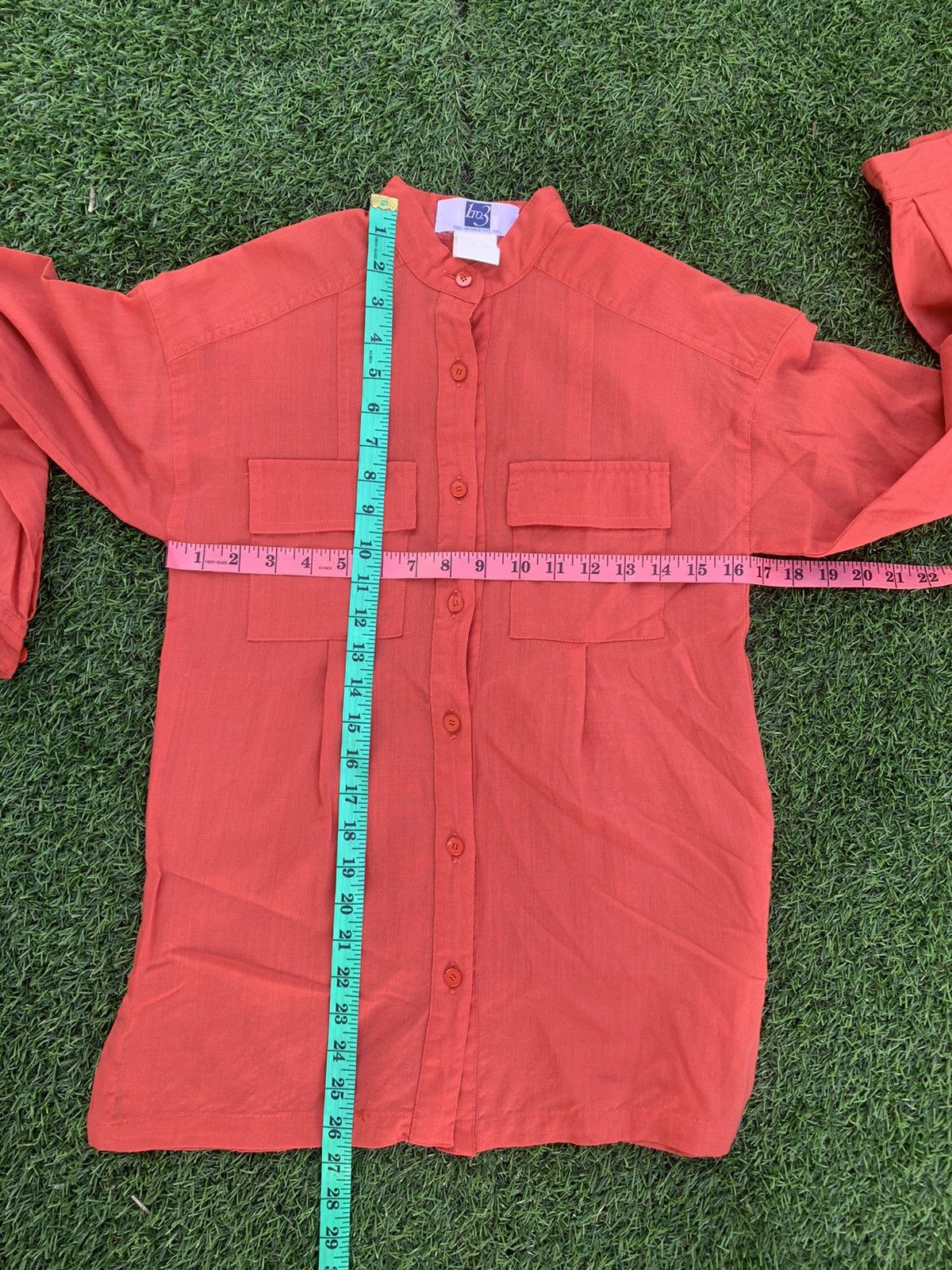 Issey Miyake × Vintage Vintage Issey Miyake Wool Botton Up Shirt Size US XS / EU 42 / 0 - 5 Thumbnail