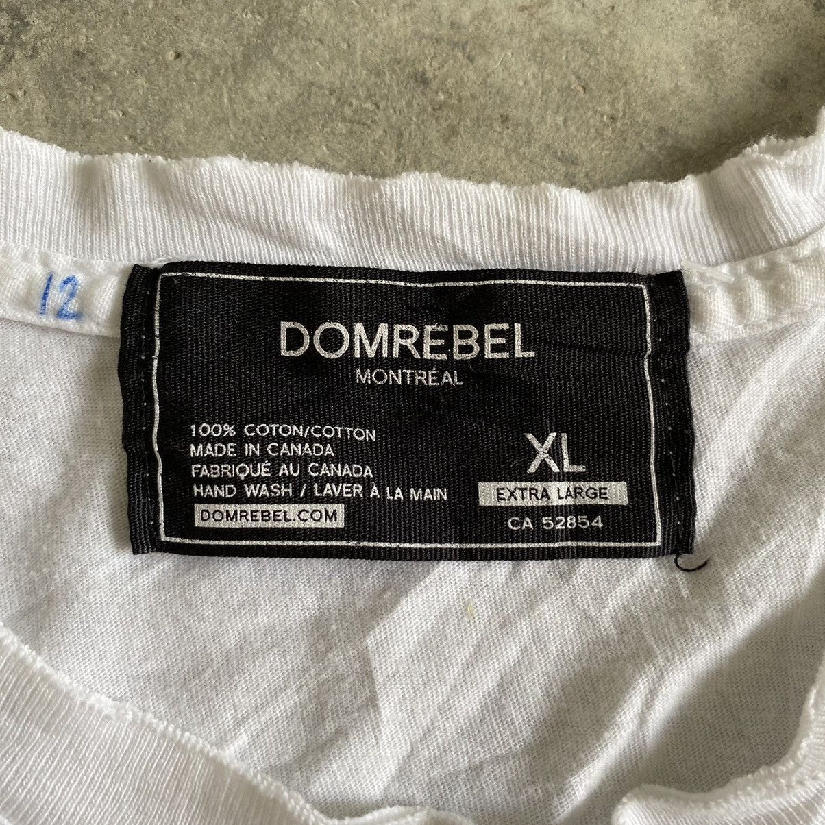 DOMREBEL Dom Rebel Montreal Mona Lisa Distressed T-Shirt Size US XL / EU 56 / 4 - 11 Thumbnail